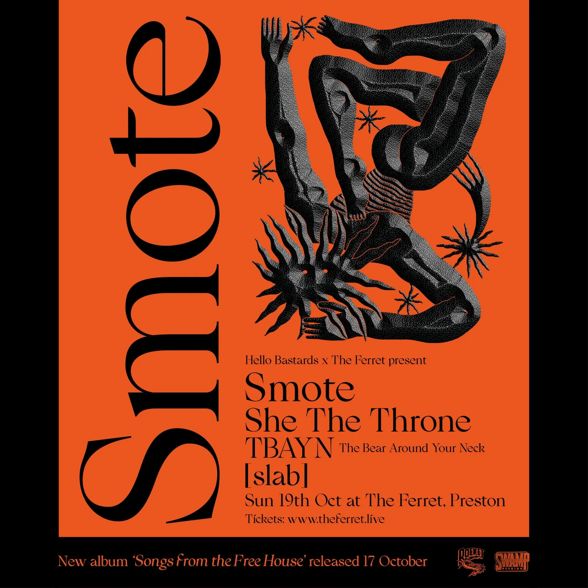 SMOTE + She The Throne + The Bear Around Your Neck + [slab]