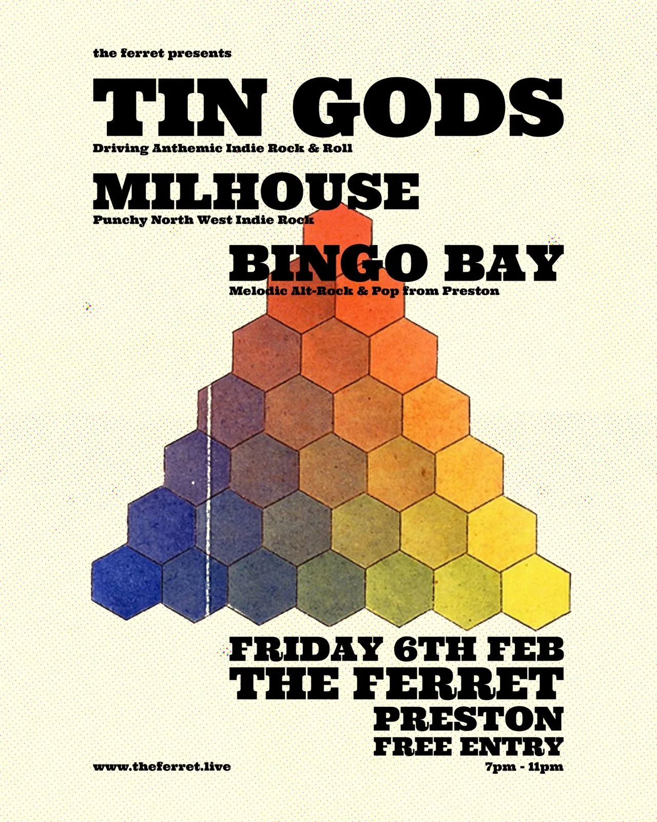 Tin Gods + Milhouse + Bingo Bay
