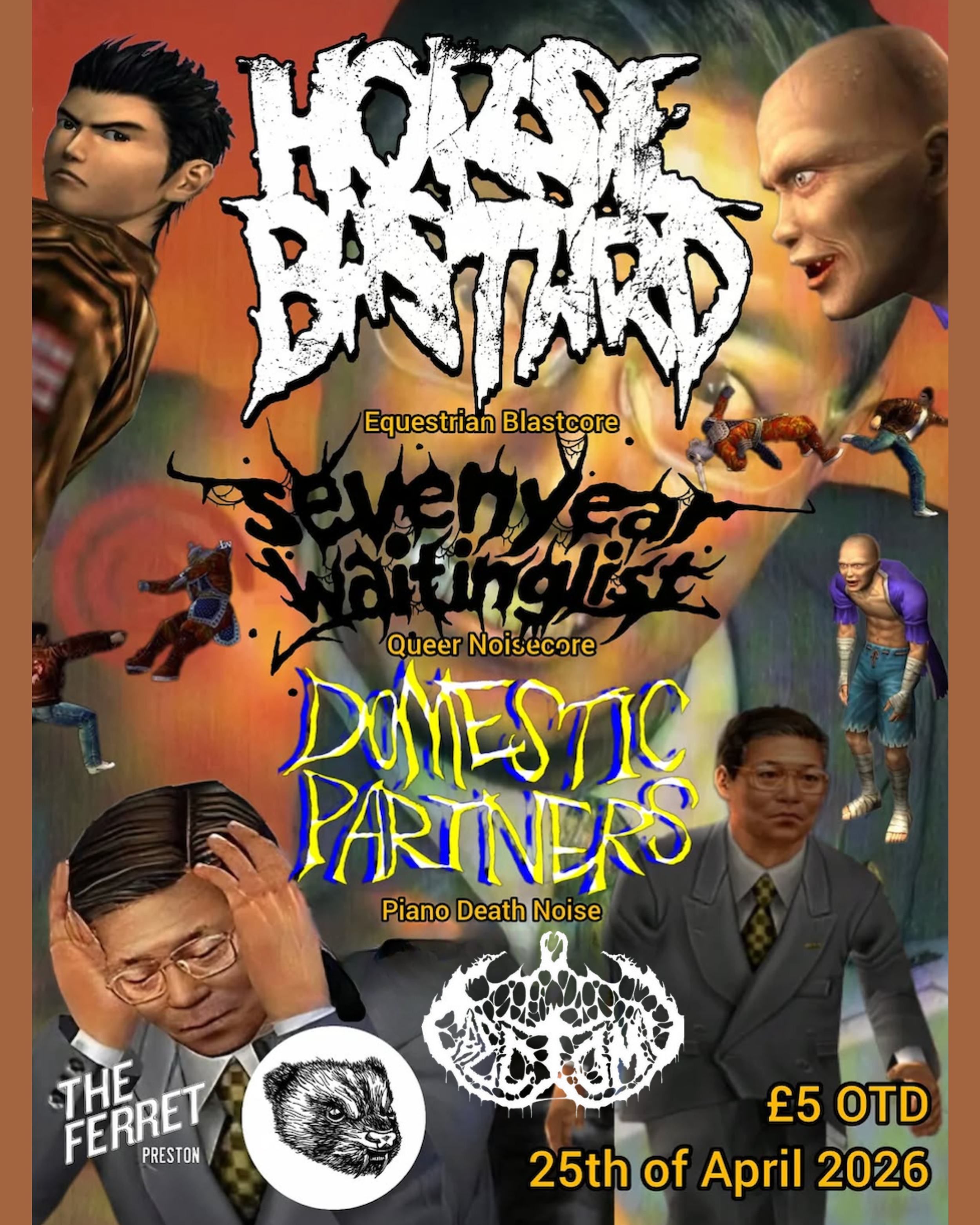 Horsebastard, Seven Year Waiting List, Domestic Partners &amp; Erectomy