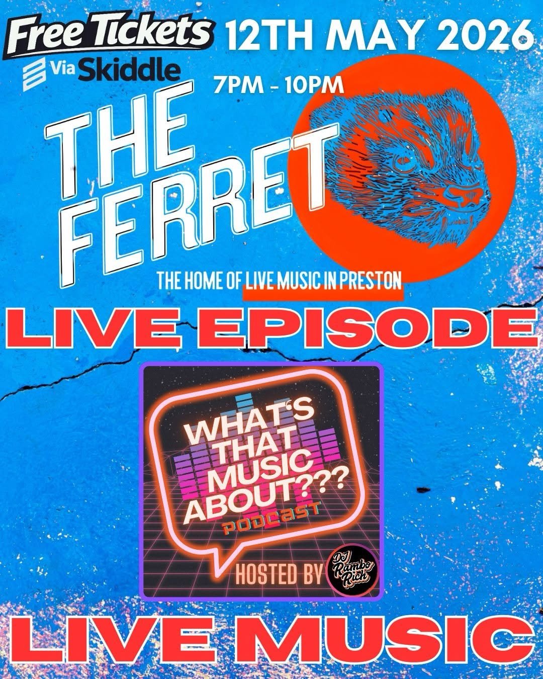 What's That Music About??? Podcast Live Episode at The Ferret