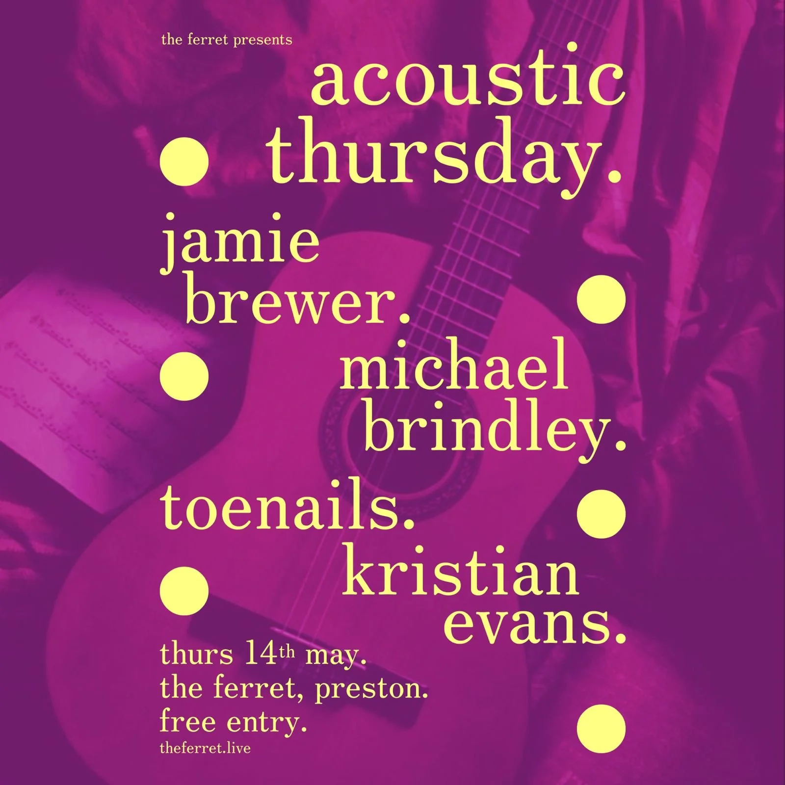 ACOUSTIC THURSDAY.