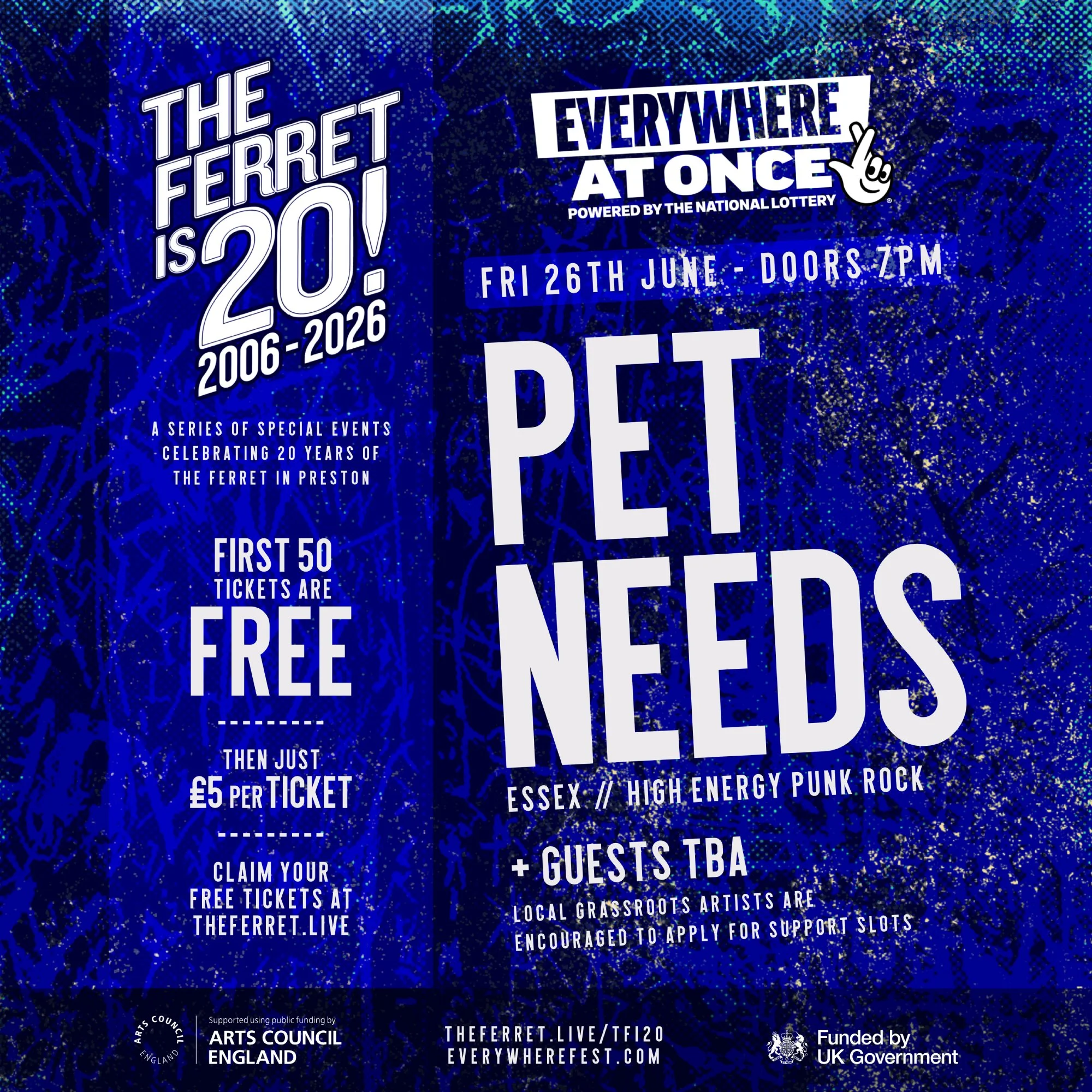 PET NEEDS // Everywhere At Once x THE FERRET is 20!