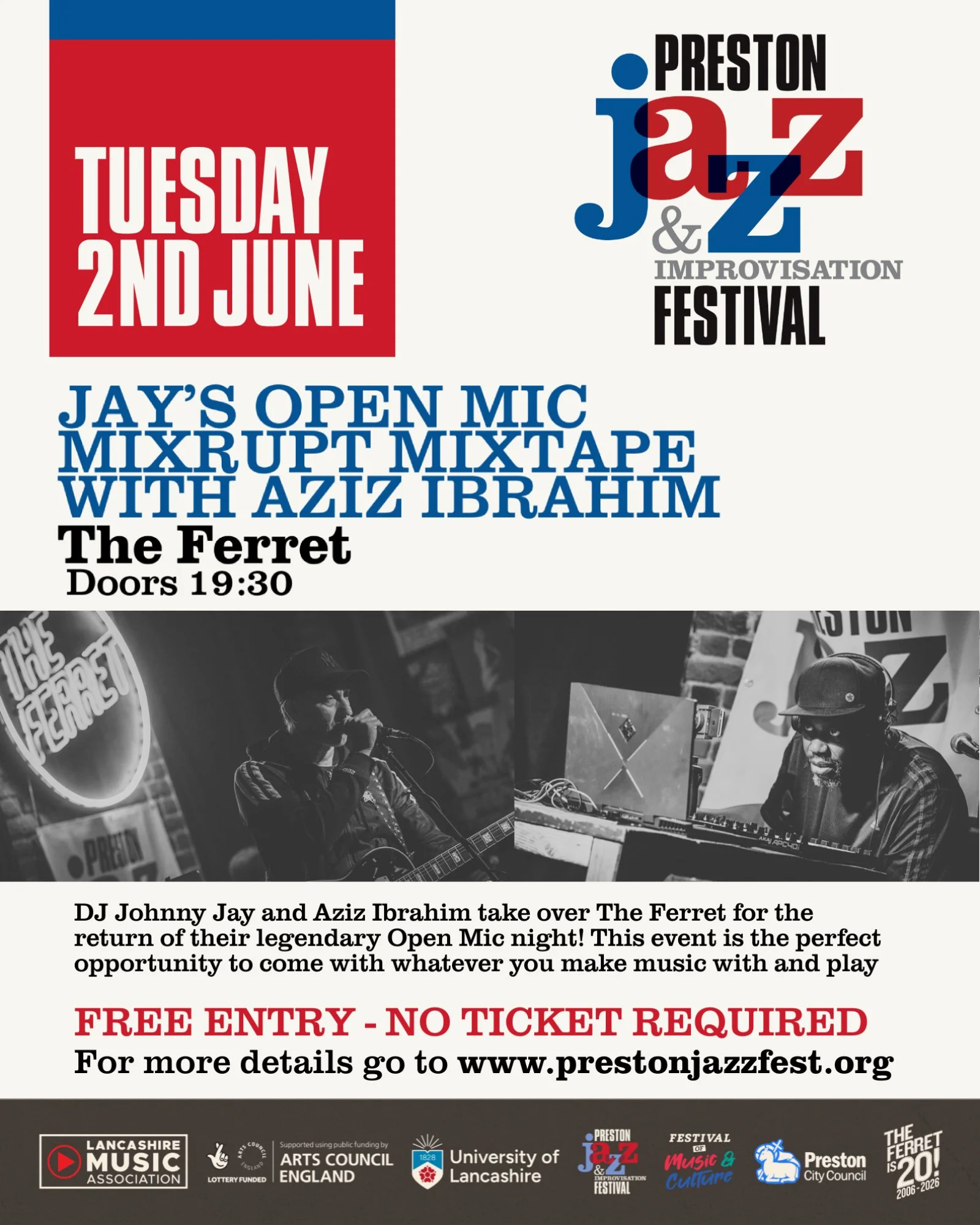 Jay’s Open Mic MixrUPt Mixtape Jam with Aziz Ibrahim