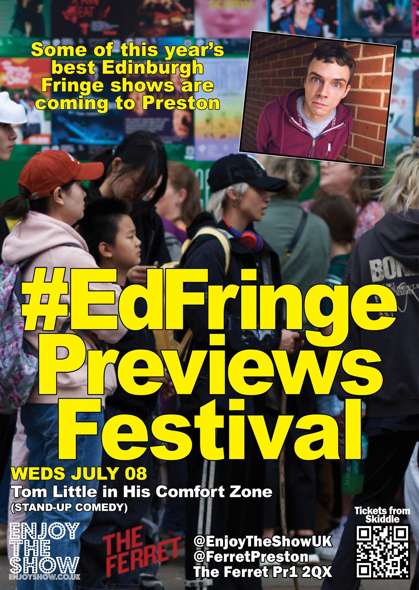Ed Fringe Previews - Tom Little in His Comfort Zone