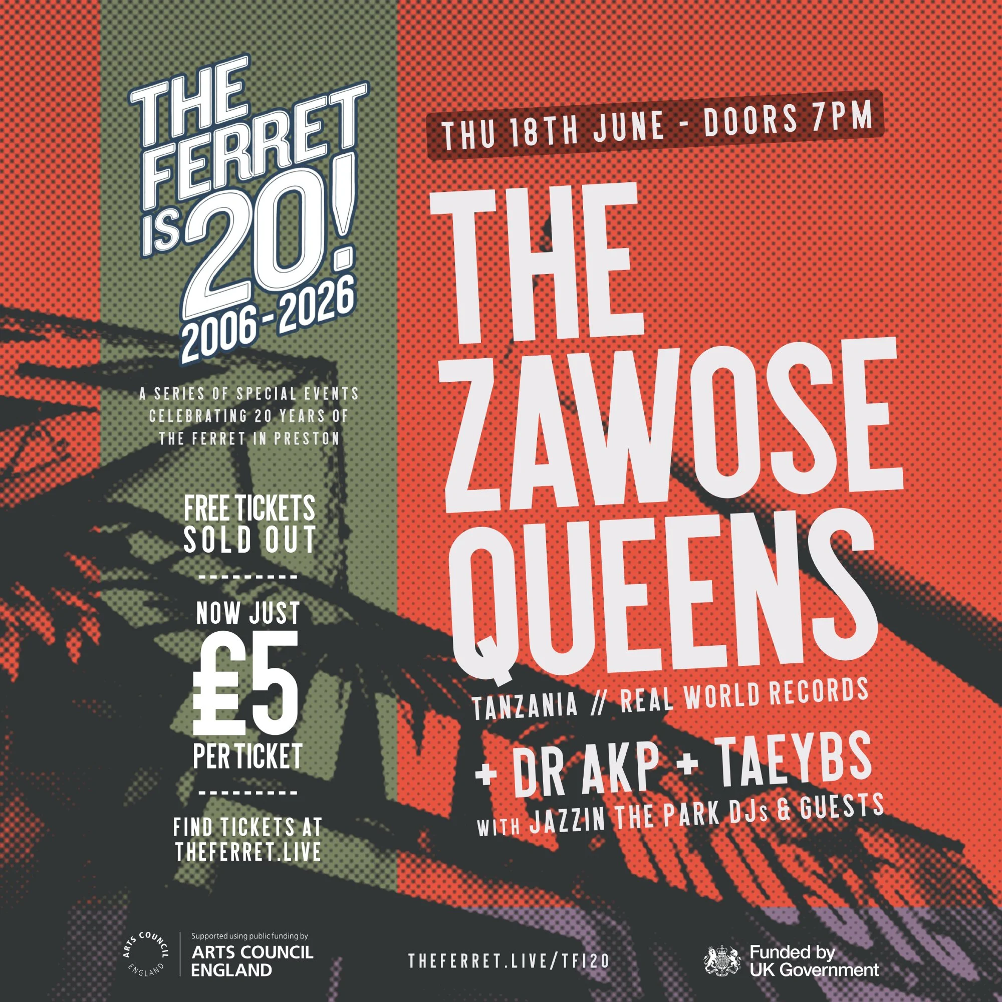 THE ZAWOSE QUEENS (Tanzania) + guests // THE FERRET is 20!