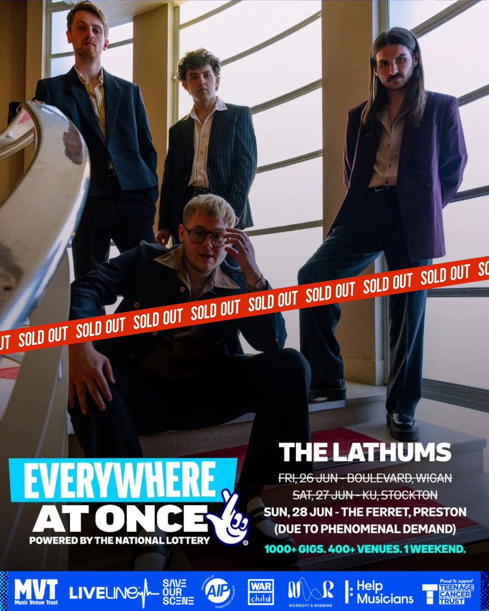 EVERYWHERE AT ONCE: The Lathums (SOLD OUT)