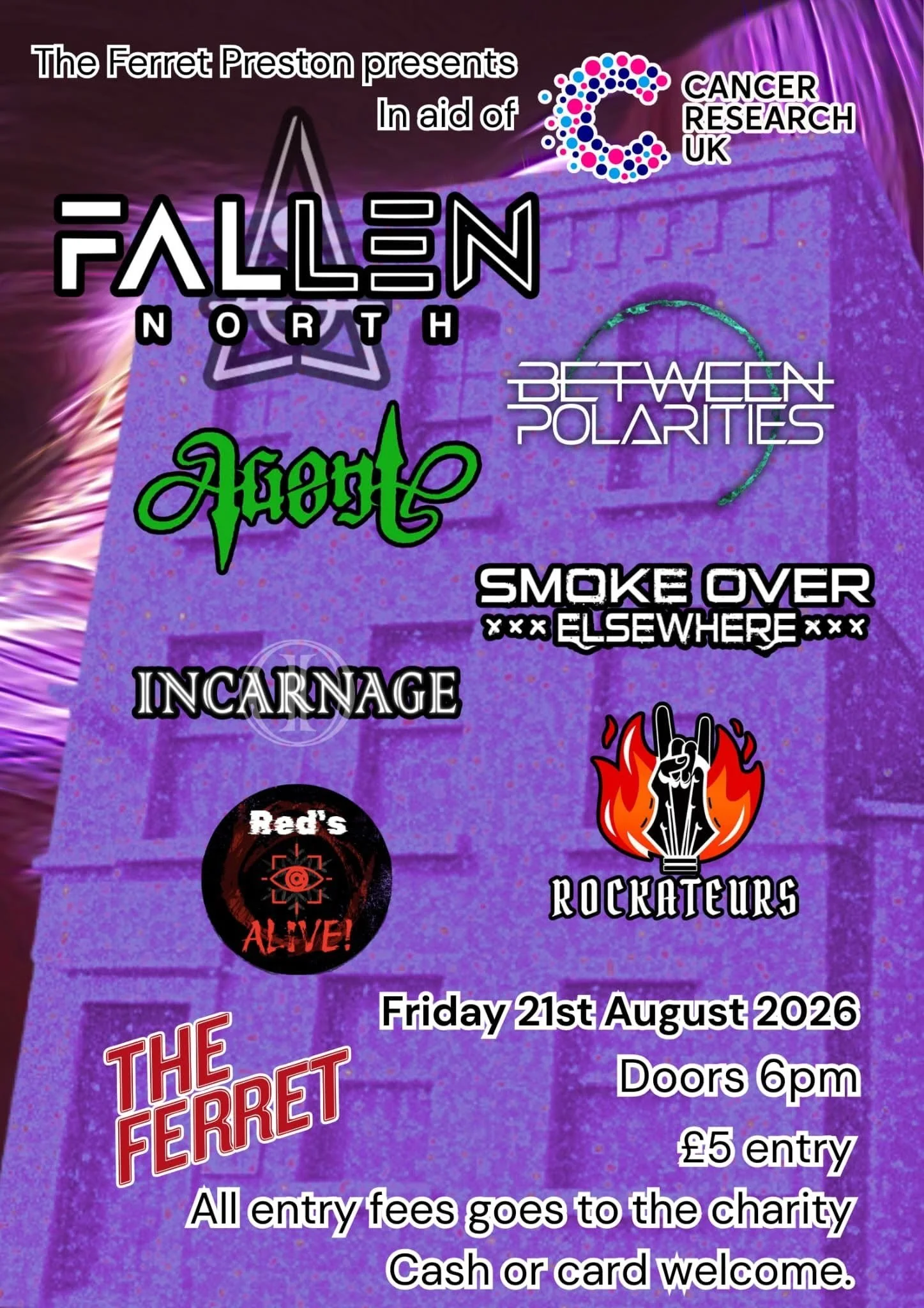 CANCER RESEARCH CHARITY ROCK NIGHT