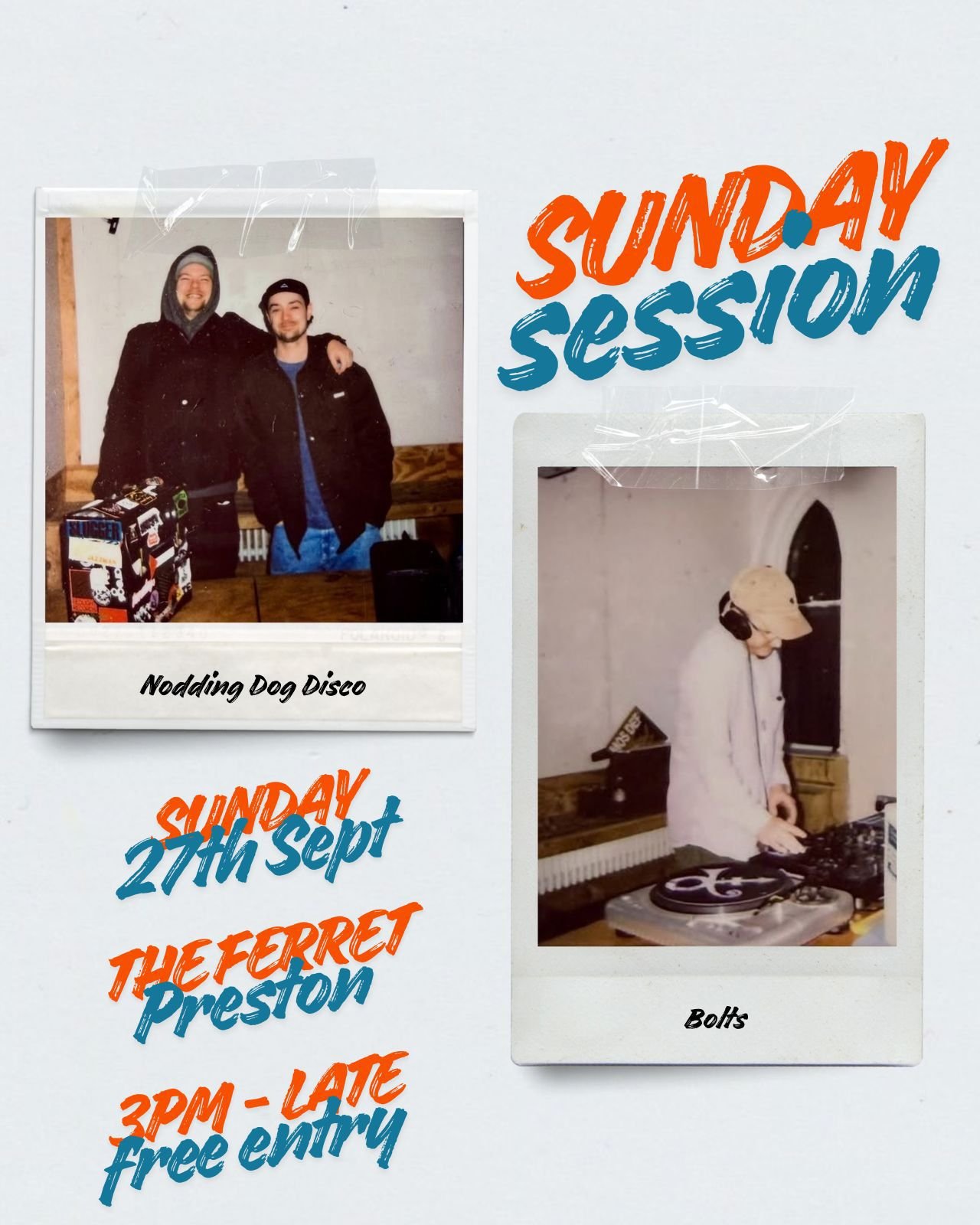 BOLTS + NODDING DOG DISCO // SUNDAY SESSION