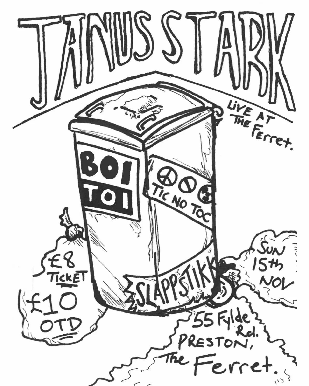 Janus Stark + BOI TOI + TicNoToc + Slappstikk