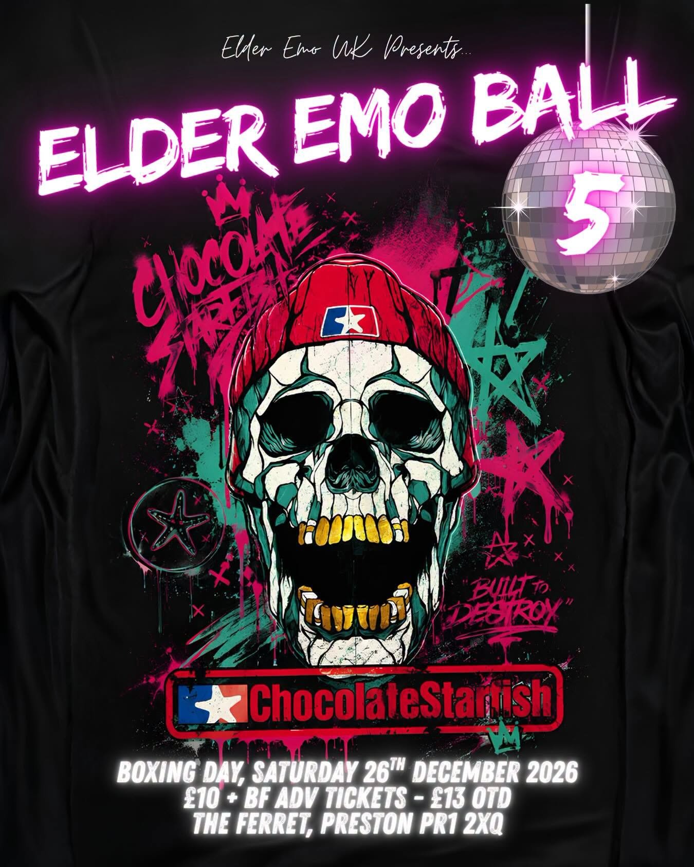 ELDER EMO BALL 5 With Chocolate Starfish