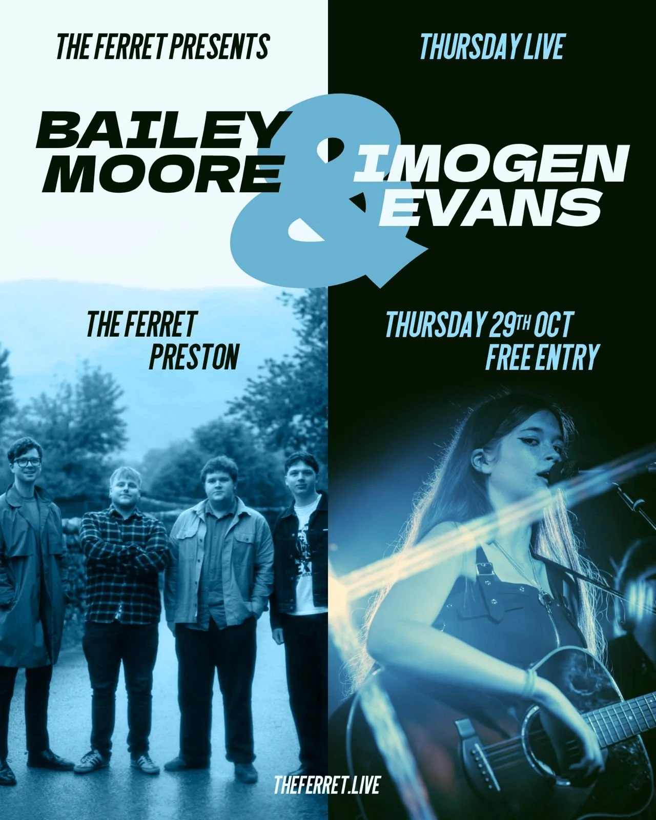 THURSDAY LIVE! With Bailey Moore + Imogen Evans