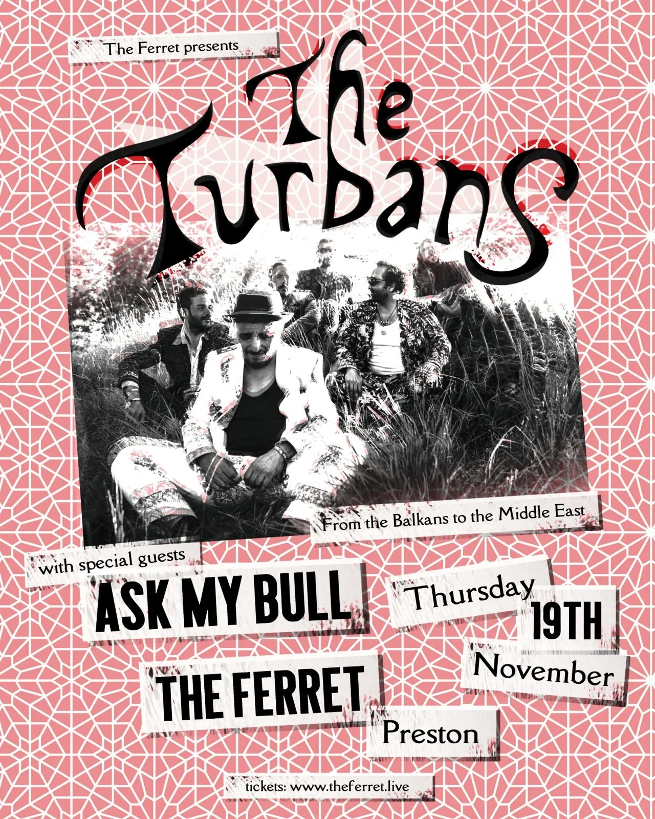 THE TURBANS - From the Balkans to the Middle East W/ Ask My Bull