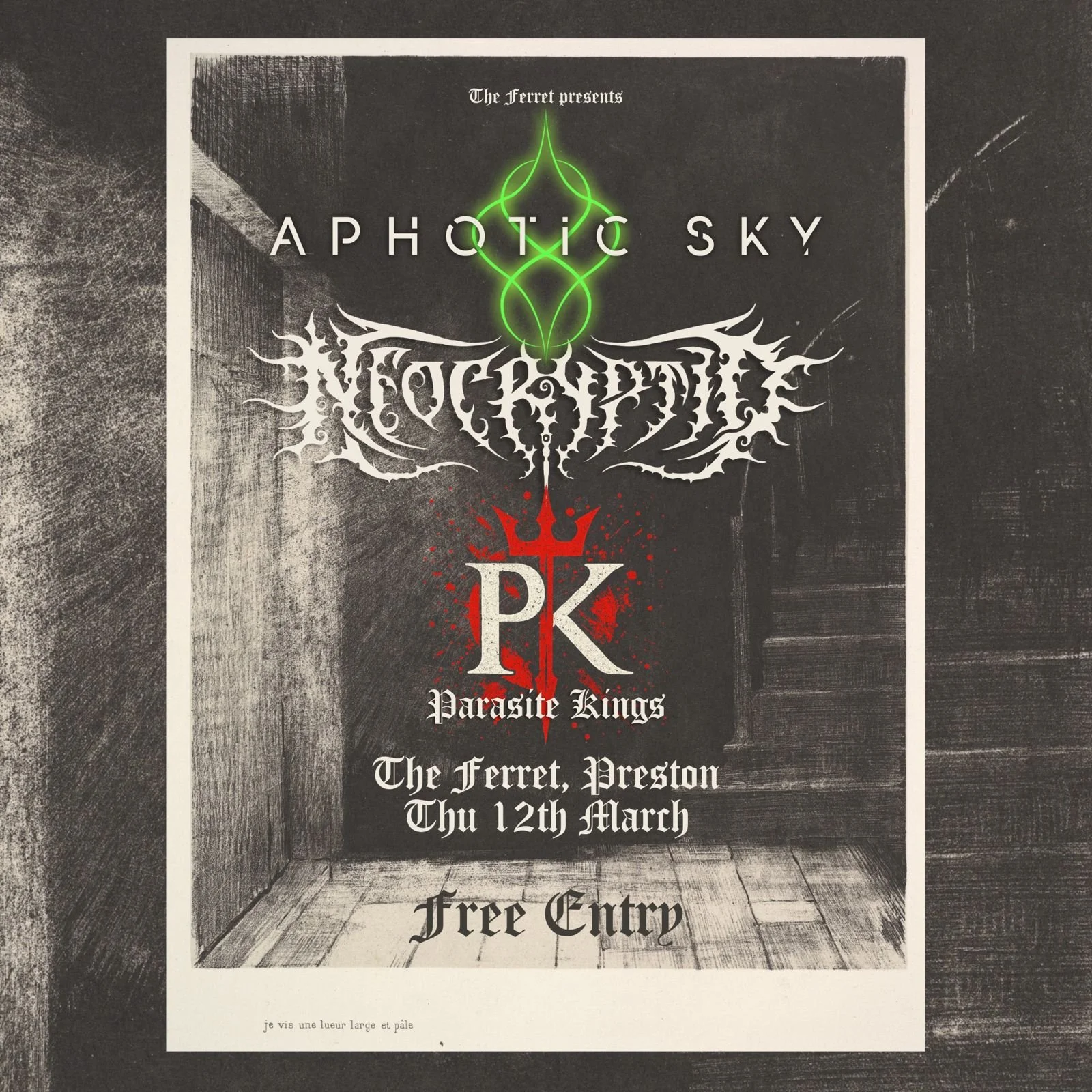 Aphotic Sky + Neo Cryptid + Parasite Kings — The Ferret