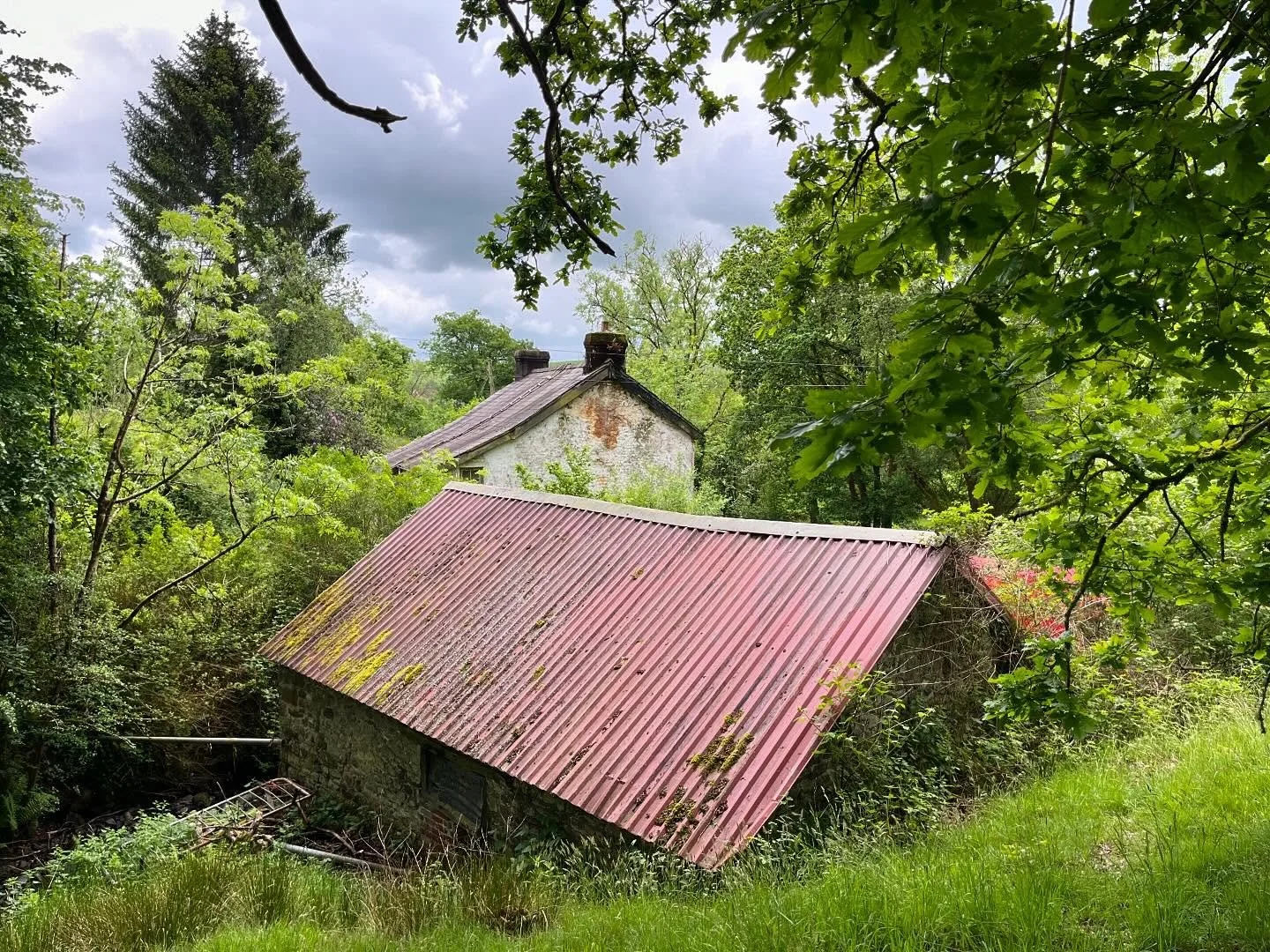 Another secret gem soon to be on the books. Tucked away in deepest darkest #Powys this old forge &amp; cottage will be transformed into a beautiful family home #lowenergydesign #passivhaus #enerPHit #lowenergyconstruction #timberframe
