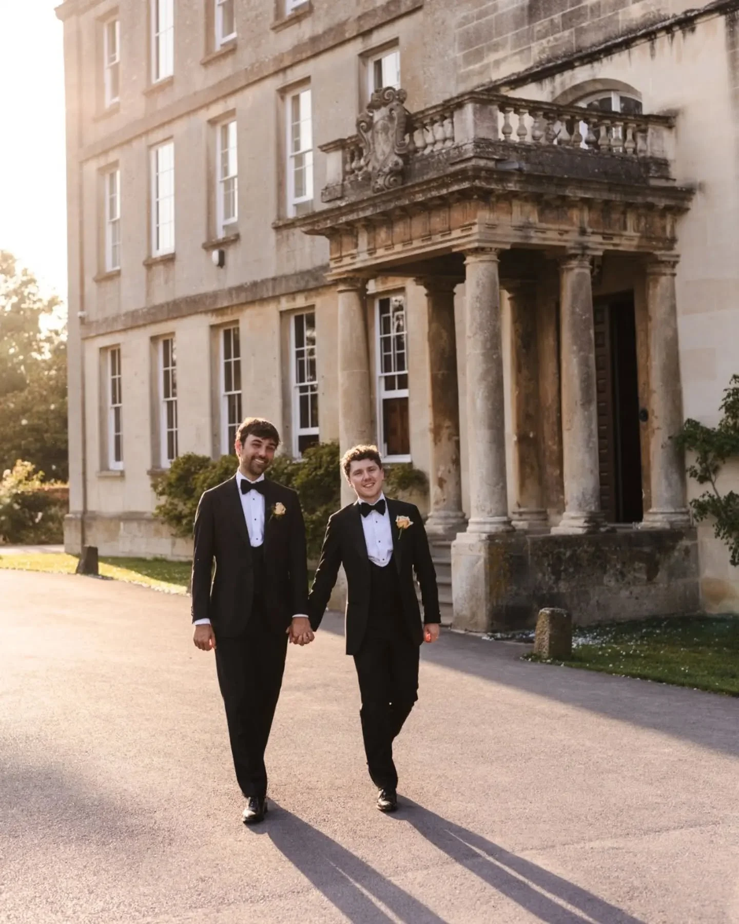 Patrick and Thomas 

Elmore Court

@pathenkel 
@tommyatk 

Venue @elmorecourt 
Flowers @sororidesignevents 
Rings @tiffanyandco 
Suits @suitsupply 

#elmorecourt #cotswoldwedding #gaywedding #goldenhourwedding ##realwedding