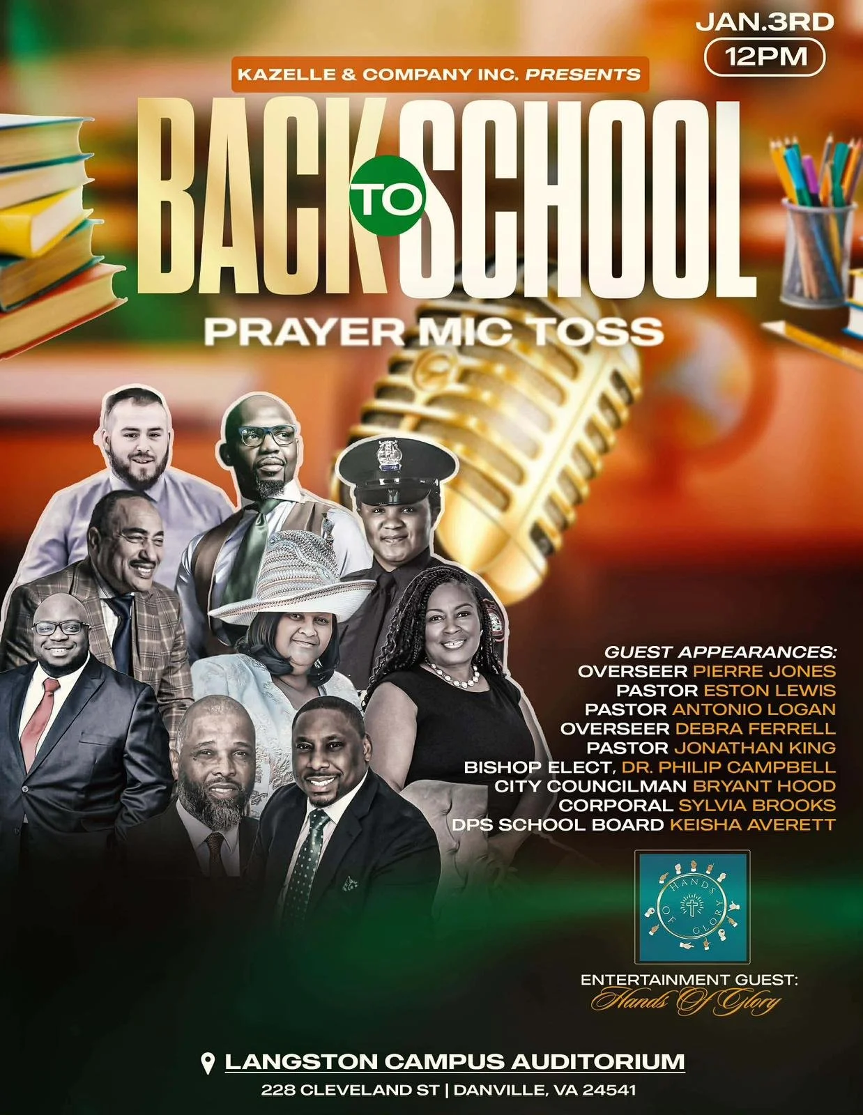 Back to School: Prayer Mic Toss