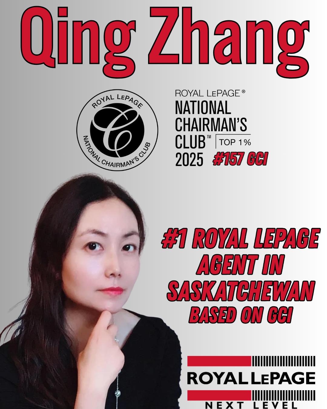 Qing Zhang named to the Royal LePage National Chairman’s Club – Top 1% ...