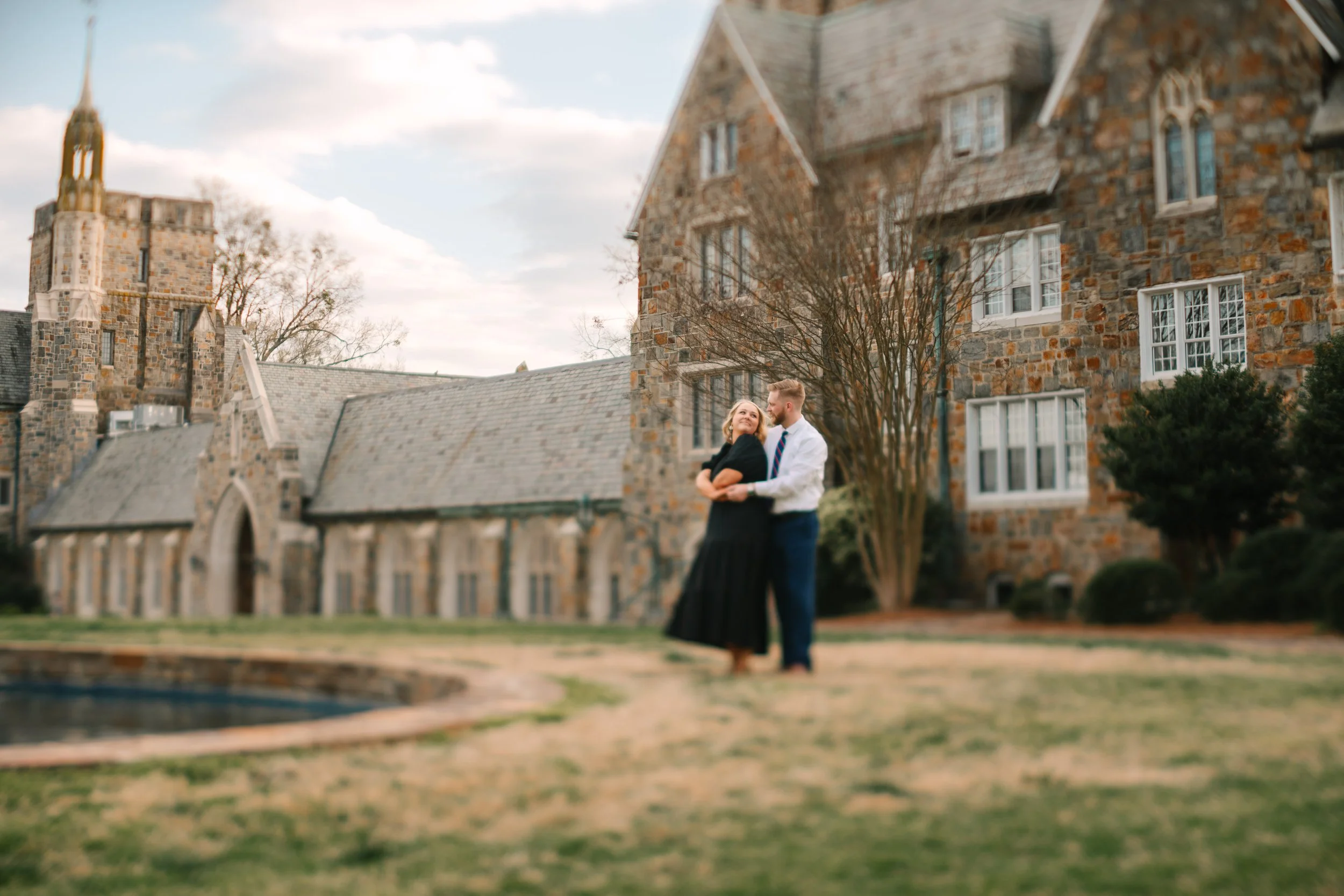 Berry College engagement photo session in Rome, GA
