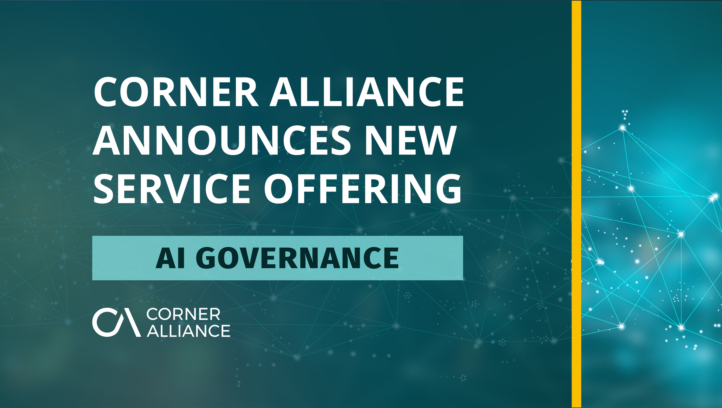 Corner Alliance Launches AI Governance Service Offering&nbsp;