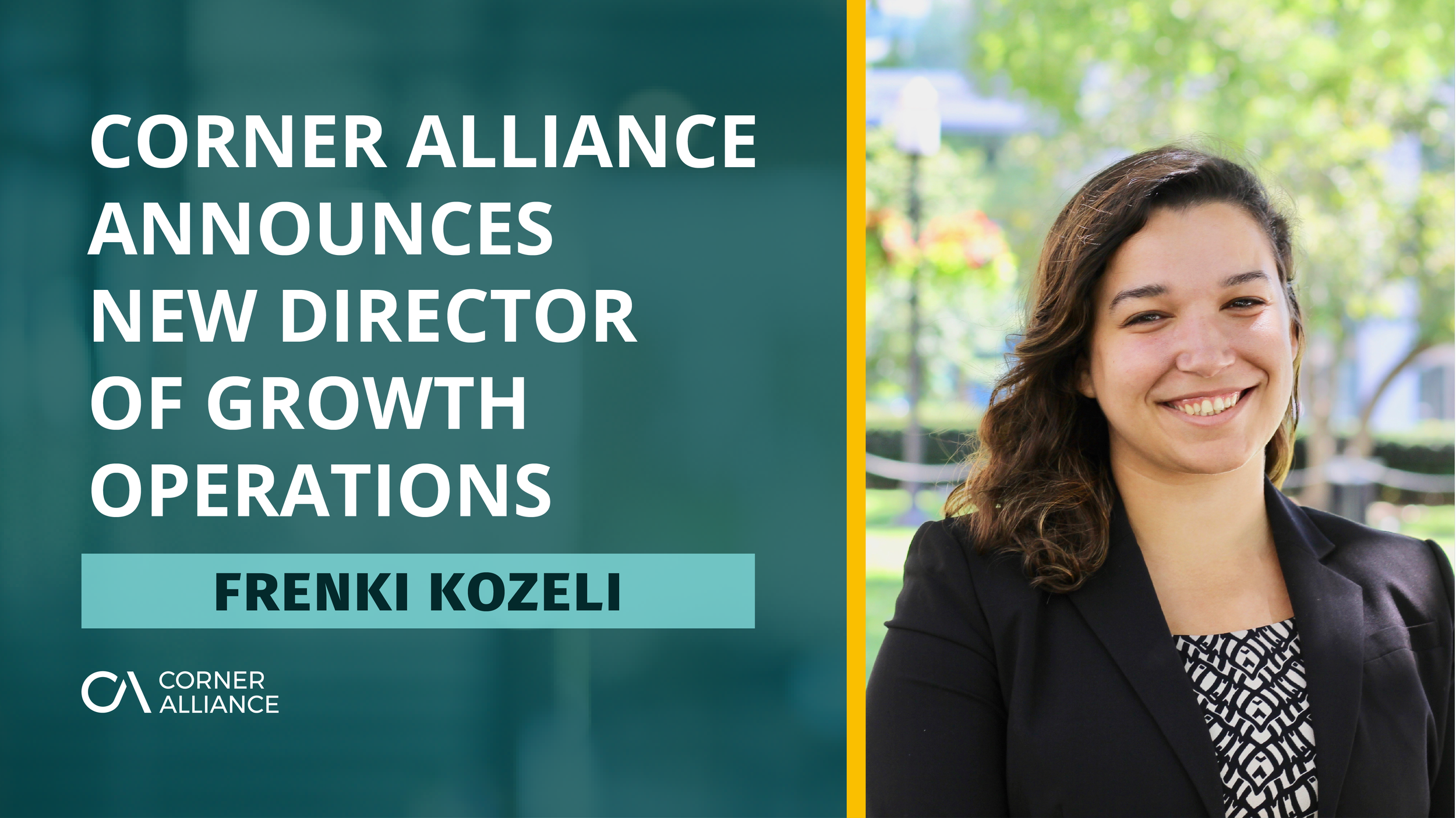 Corner Alliance Announces New Director of Growth Operations