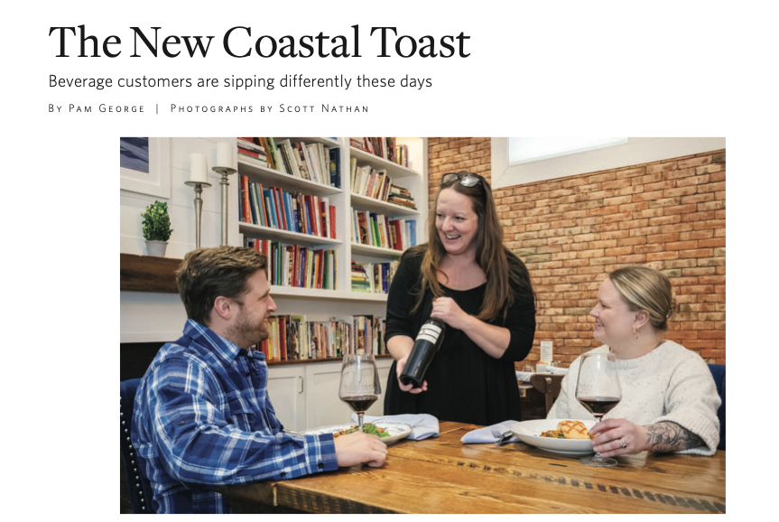 The New Coastal Toast - Beverage Customers are Sipping Differently These Days