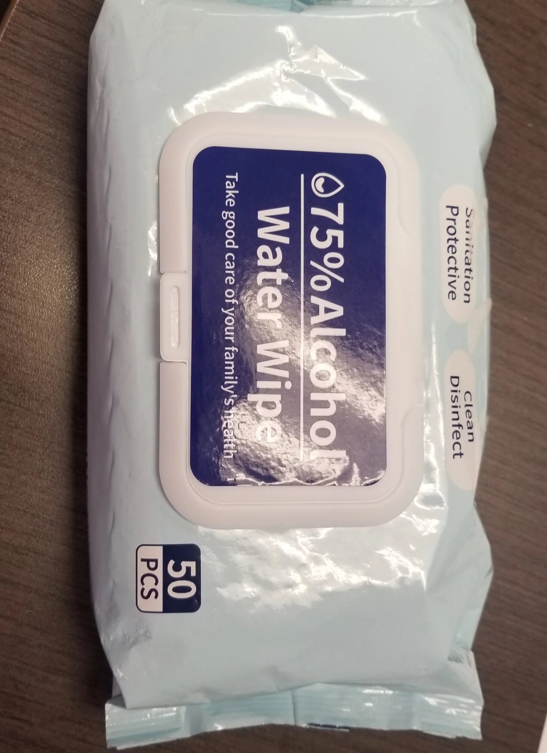 ETA 6/1/20- Box of 50 - 75% Alcohol Sanitizer Wipes 50 sheets per pack 
