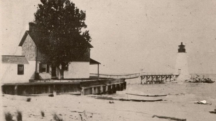 Back River Lighthouse Hampton History Museum app 1890's