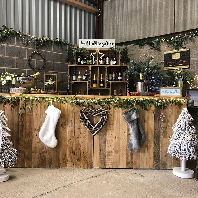 It&rsquo;s beginning to look a lot like Christmas at The Carriage Bar #mobilebar #christmasbar