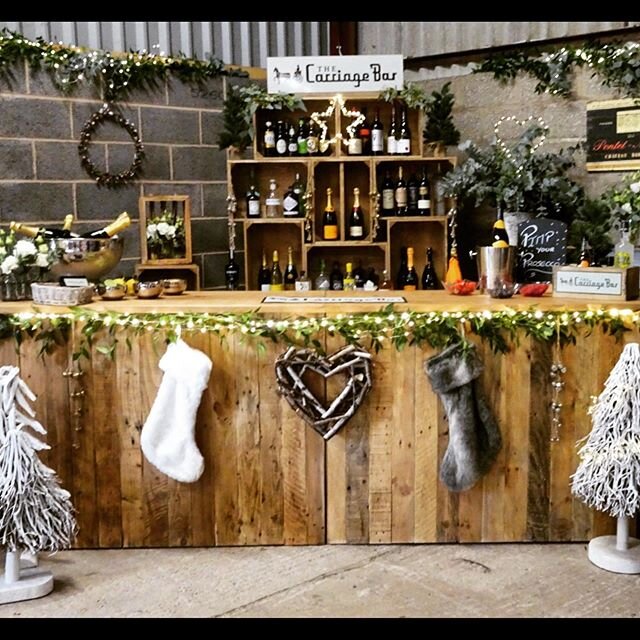 Merry Christmas From The Carriage Bar #mobilebar #christmas #christmasbar