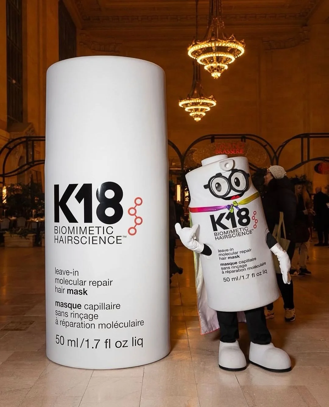 @k18hair had a vision to bring the red carpet to Grand Central for big hair flips, bold content, and community impact, and we were thrilled to bring it to life.⁠
⁠
From a larger-than-life replica of their iconic hair mask, to glam stations prepping g
