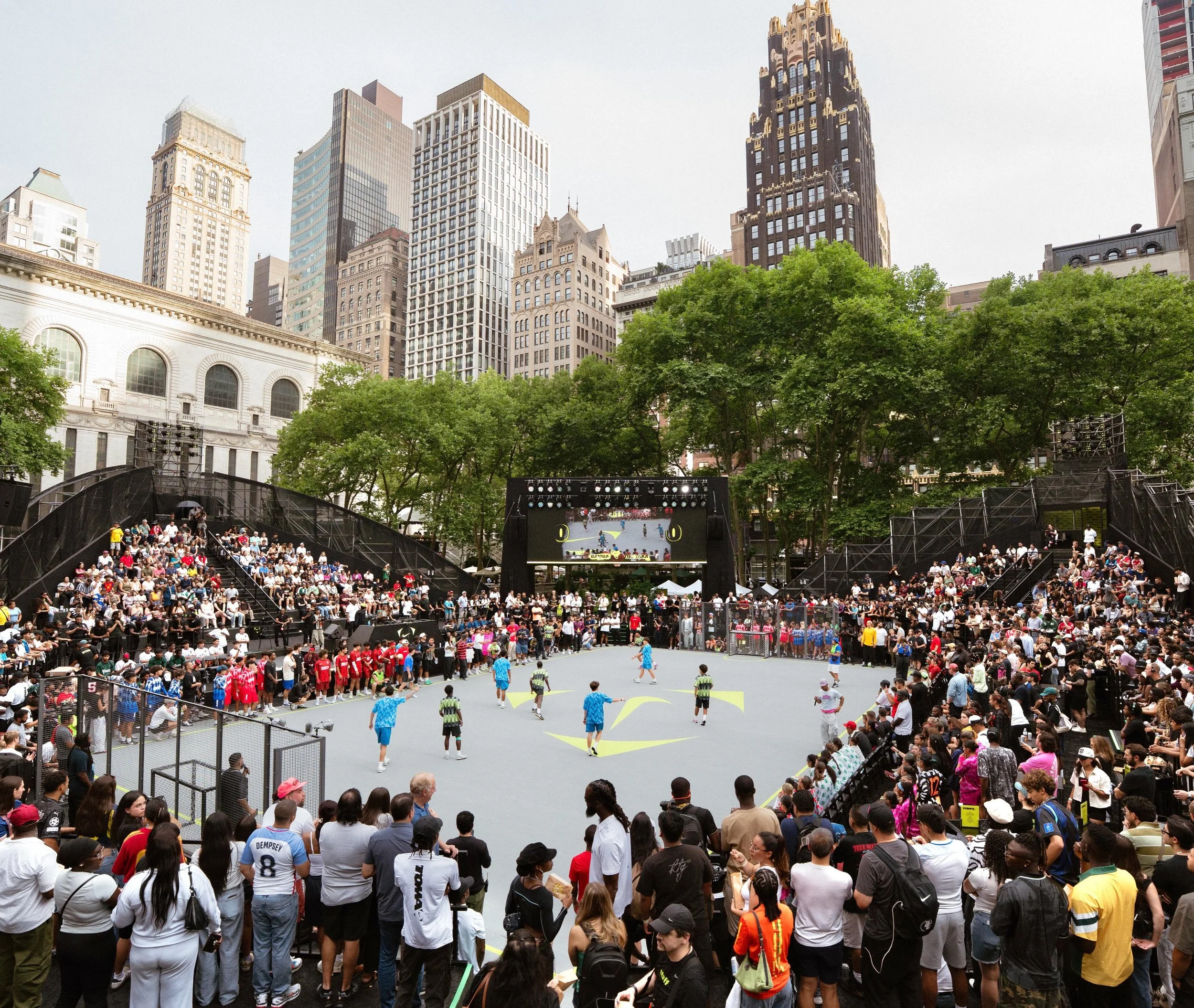 The future of @nikefootball showed up in Bryant Park, and we were proud to bring the stadium to life. ⚽️

For three days, the park became the center of the game, where football, music, and the next generation of talent came together. The weekend clos