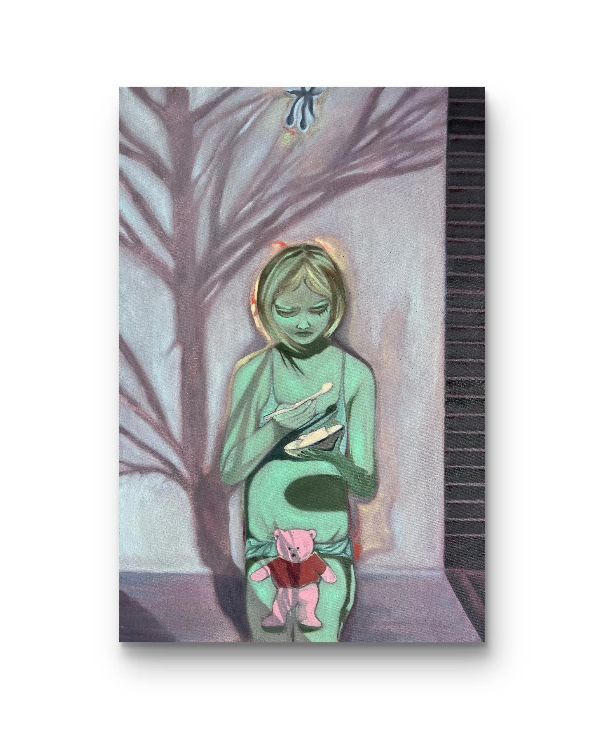  Розовое Облако (Pink Cloud), 2025  45cm x 70cm  Oil on canvas&nbsp;   