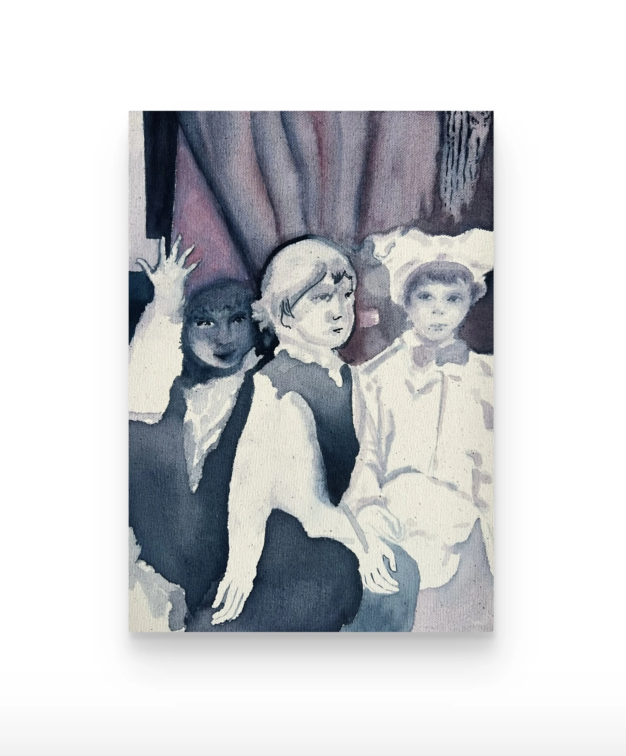  Untitled, 2025   20cm x 30cm   Watercolour on canvas 