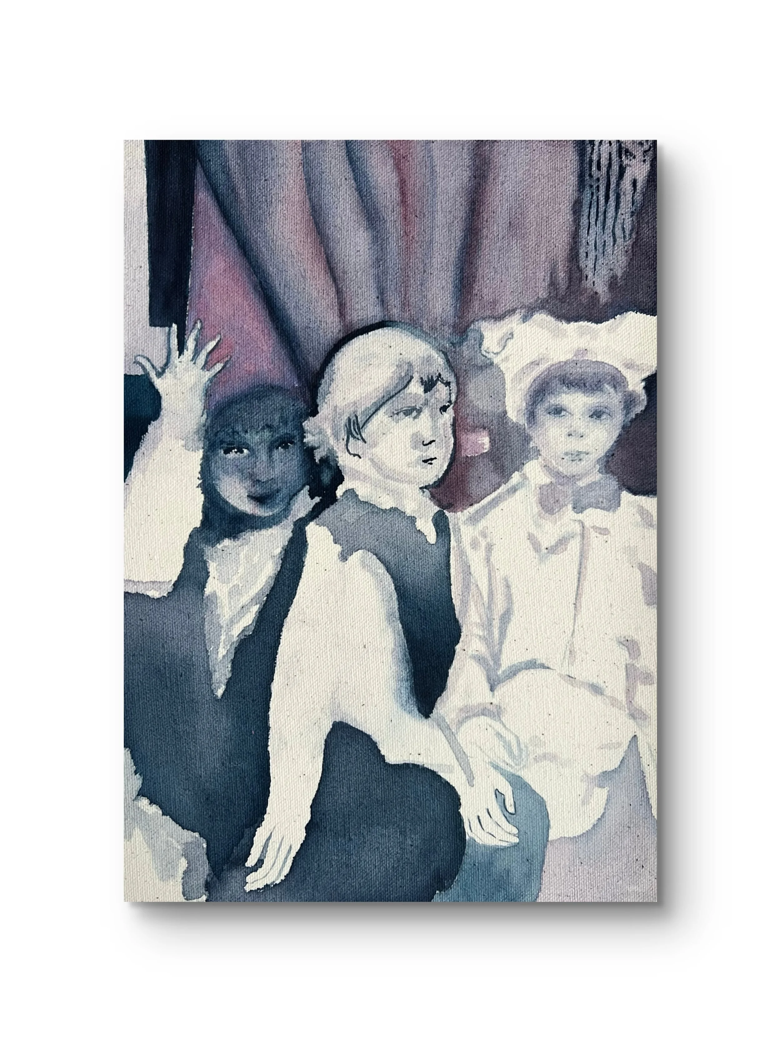  Untitled, 2025   20cm x 30cm   Watercolour on canvas 