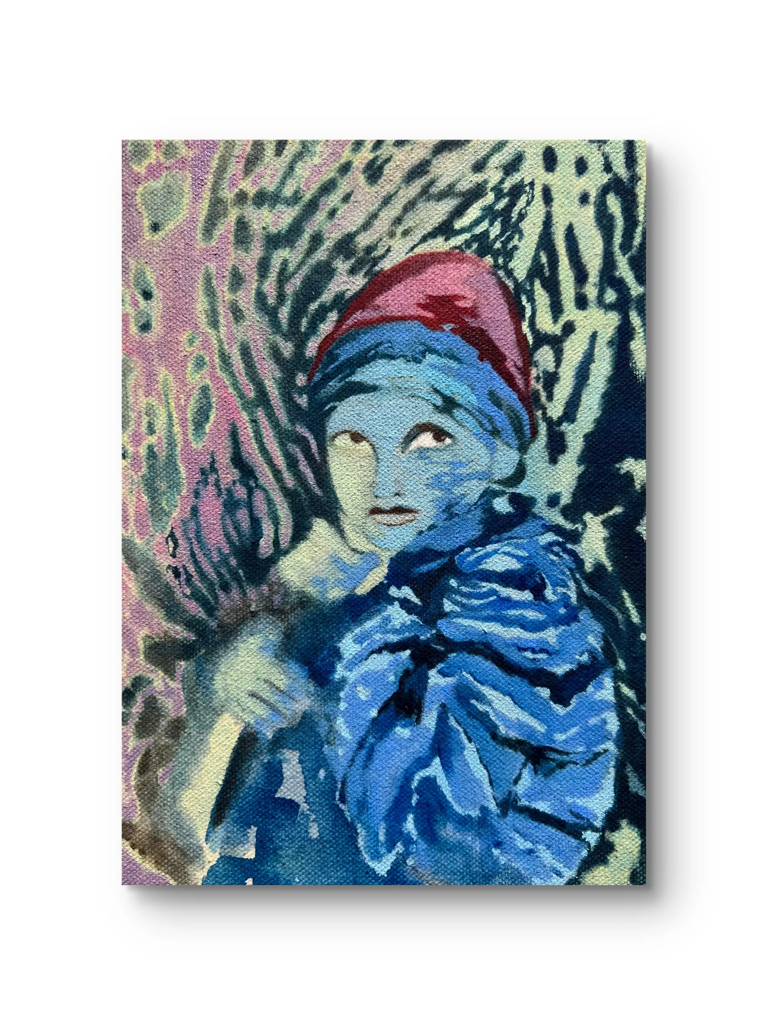  A short goodbye, 2026   15cm x 20cm   Oil and watercolour on canvas  