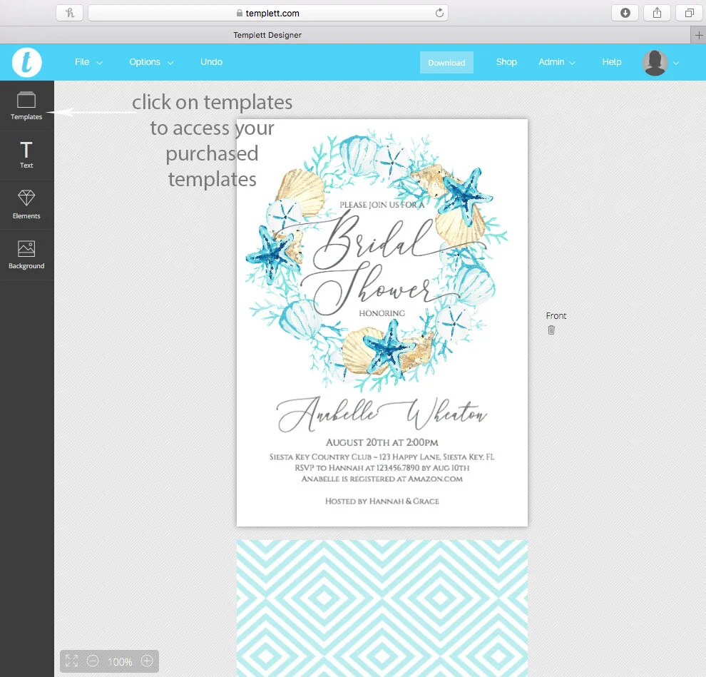 How to Edit and Print a Template using Templett - Part 1 in Templett ...