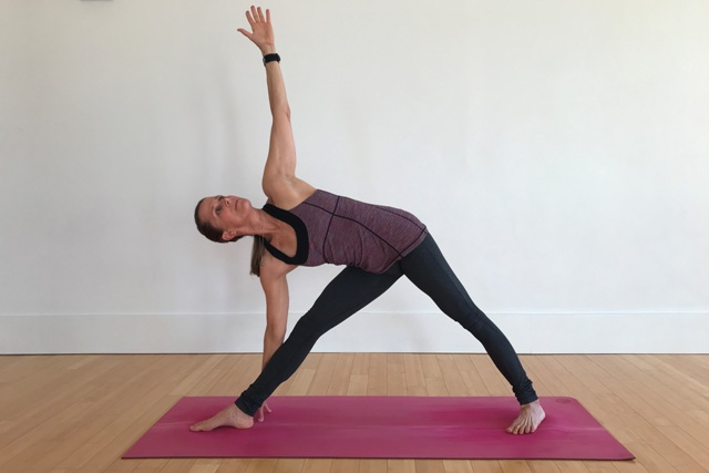 Improve Balance in Revolved Triangle Pose (Parivrtta Trikonasana)