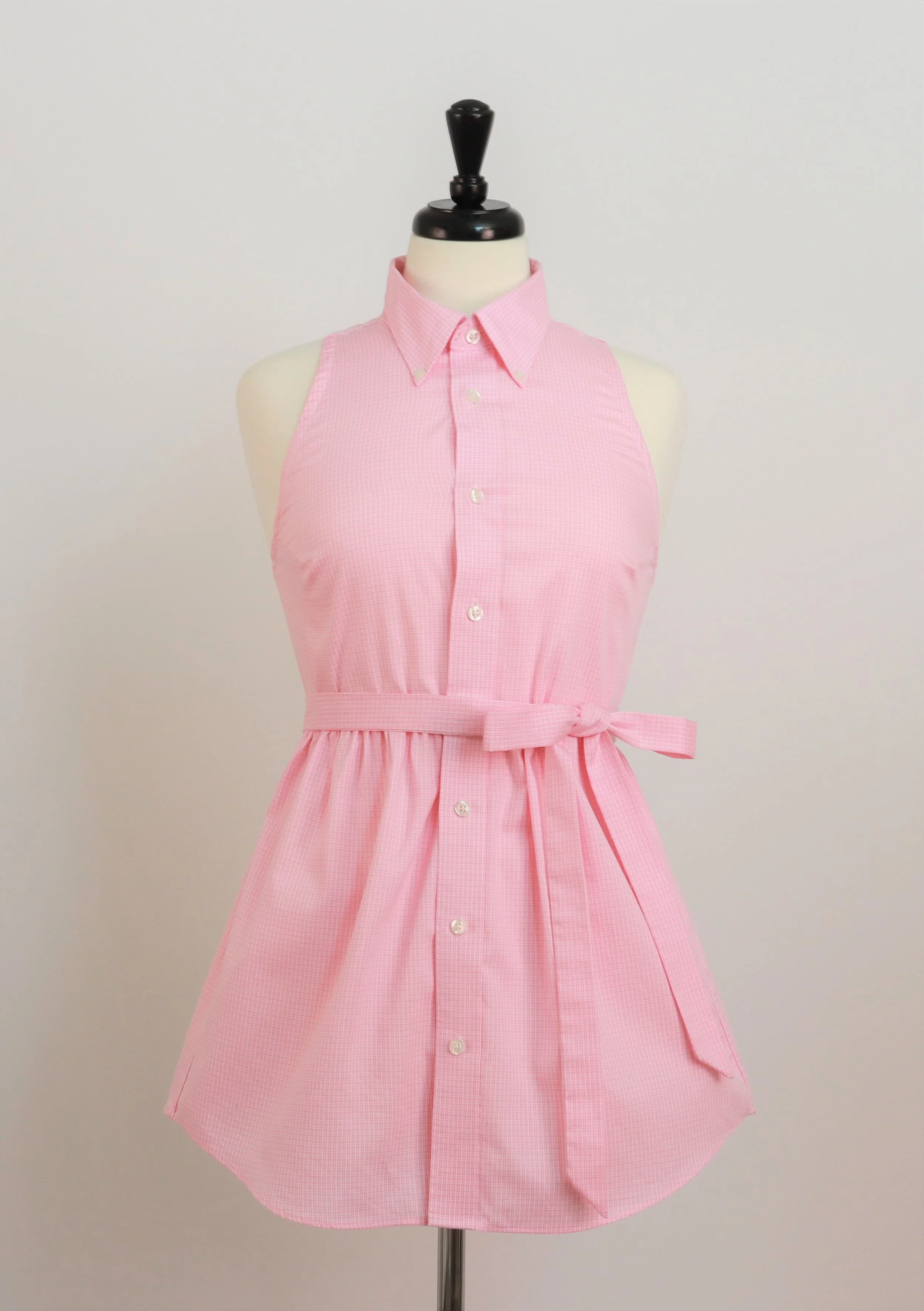 Upthrifted: Men’s Shirt To Racer Back Tunic Top DIY