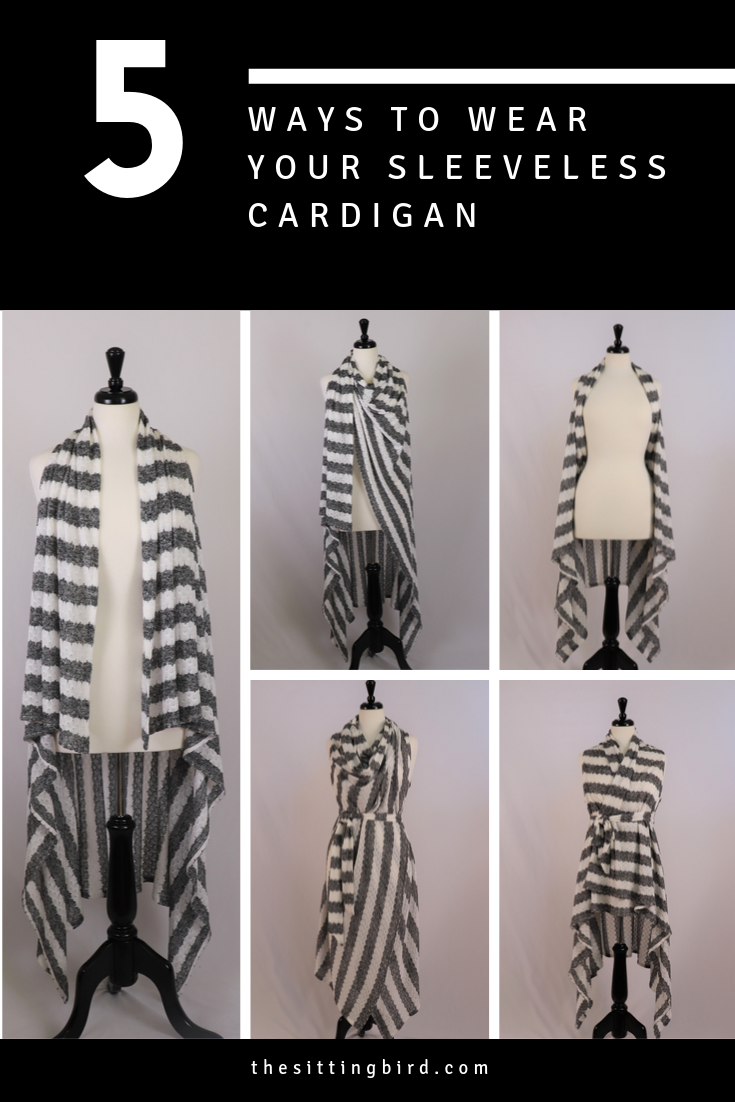 5 Ways to wear your Simple Cardigan Vest