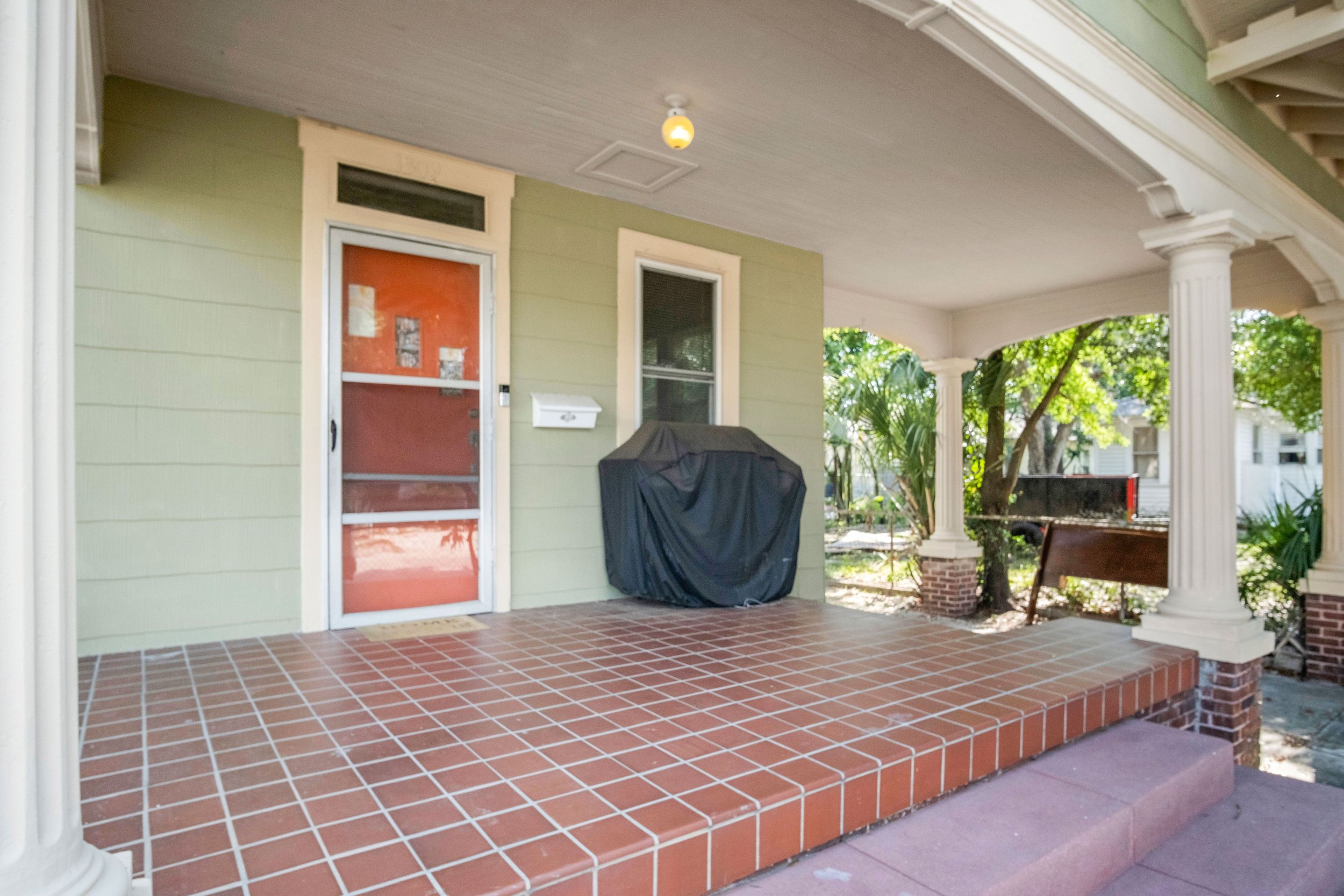 Front Porch with Corinthian Columns