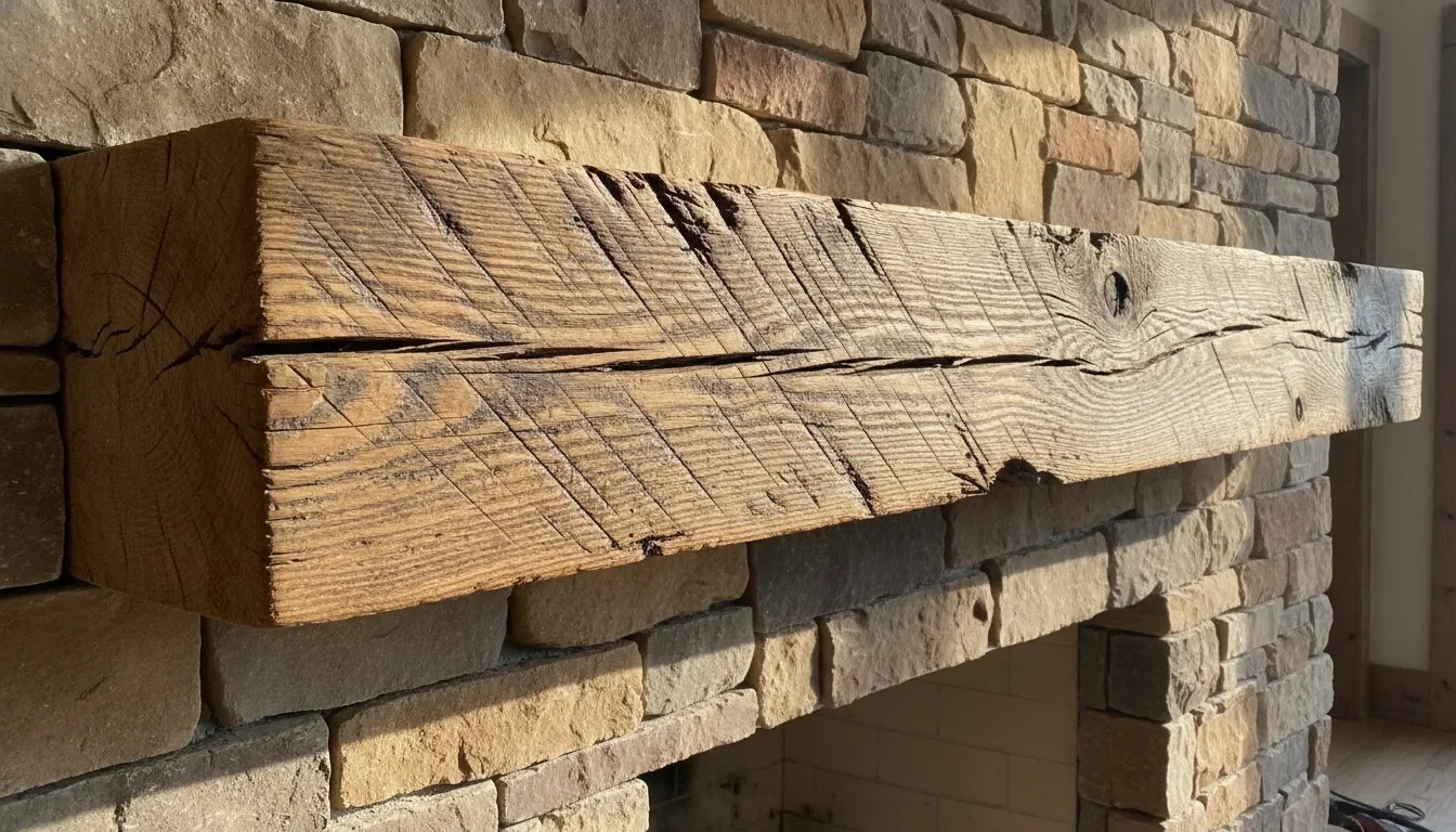 How to Choose a Reclaimed Wood Fireplace Mantel Beam