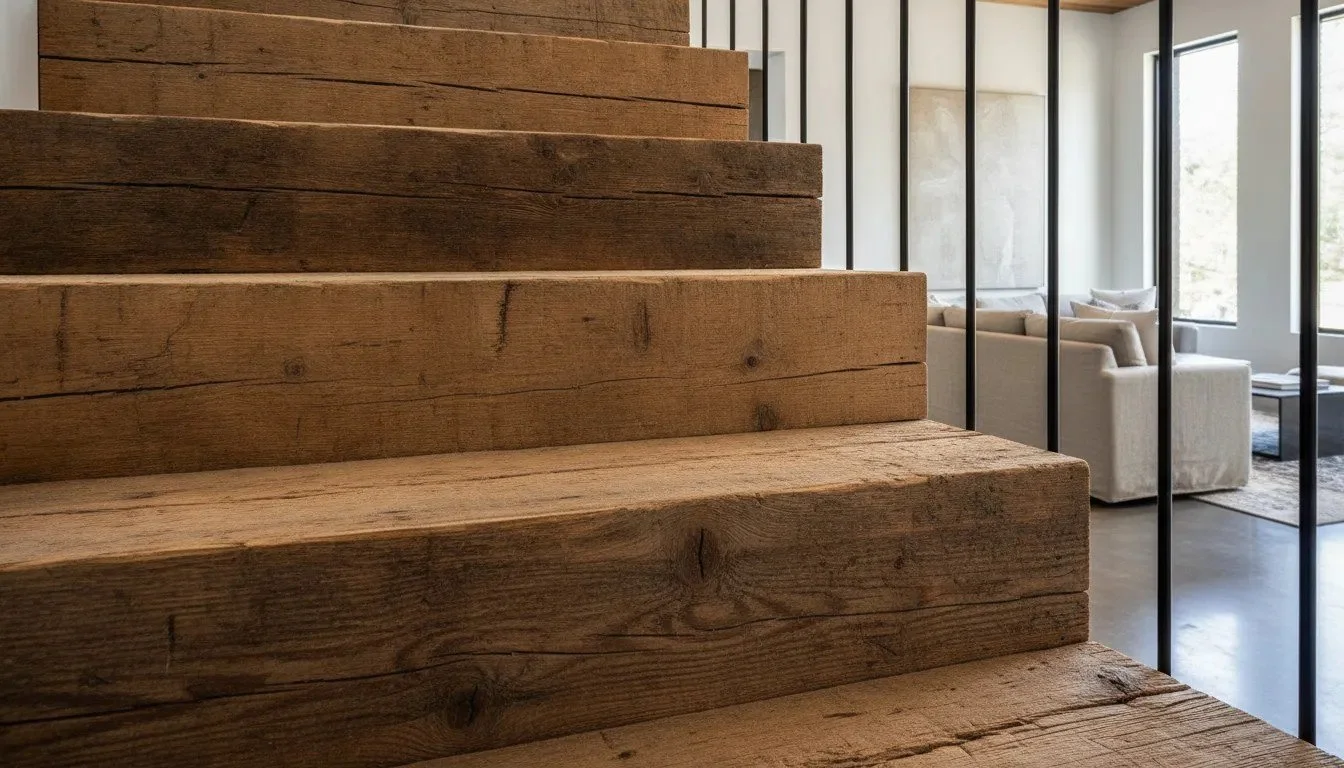 Reclaimed Wood Stair Treads: Sourcing Barn Board Stock