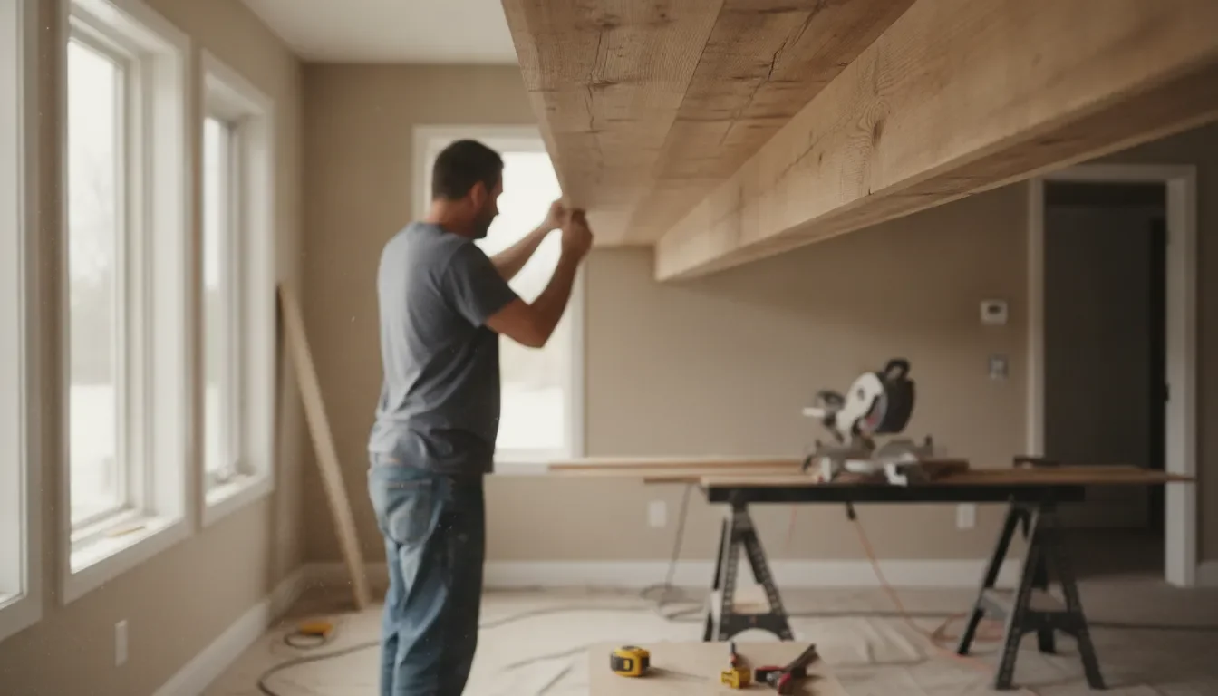 Reclaimed Wood Beam Wrap Engineered Lumber Fit Guide