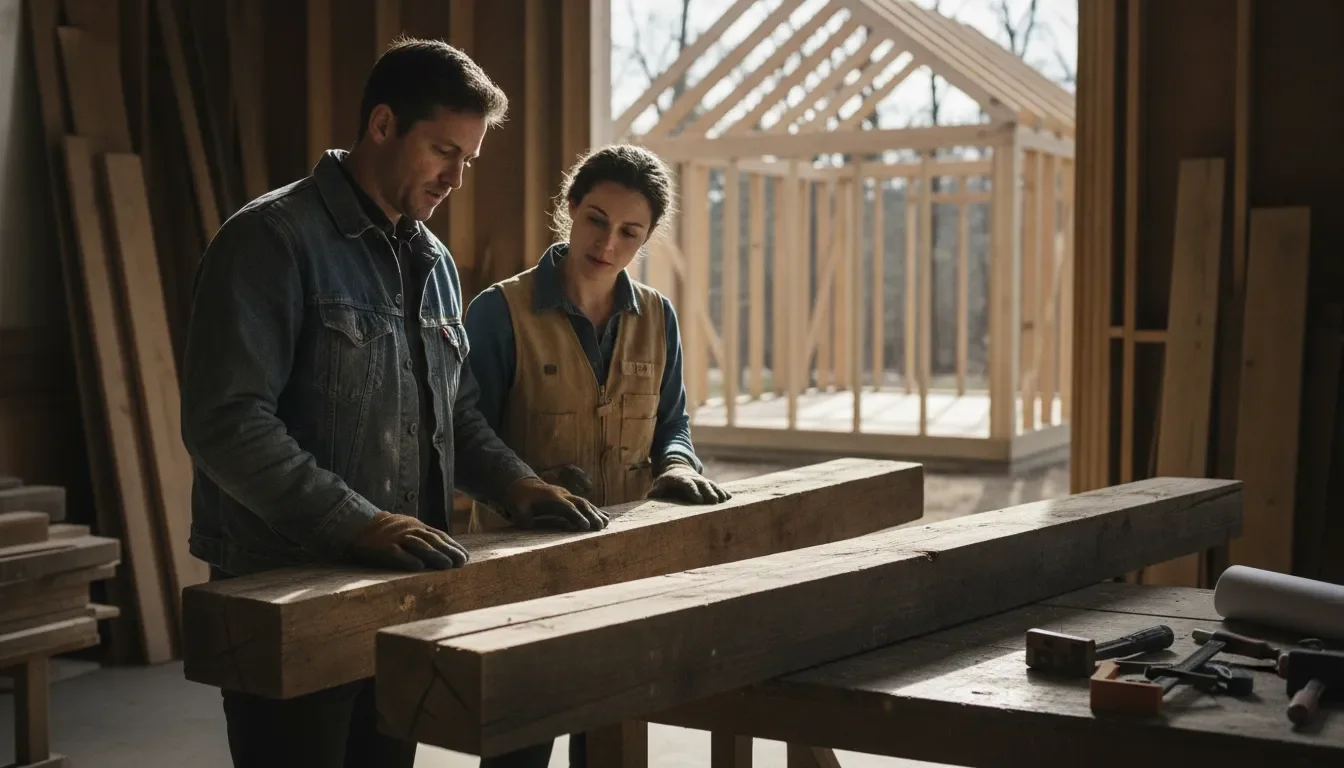 Reclaimed Wood Beams Home Addition Guide