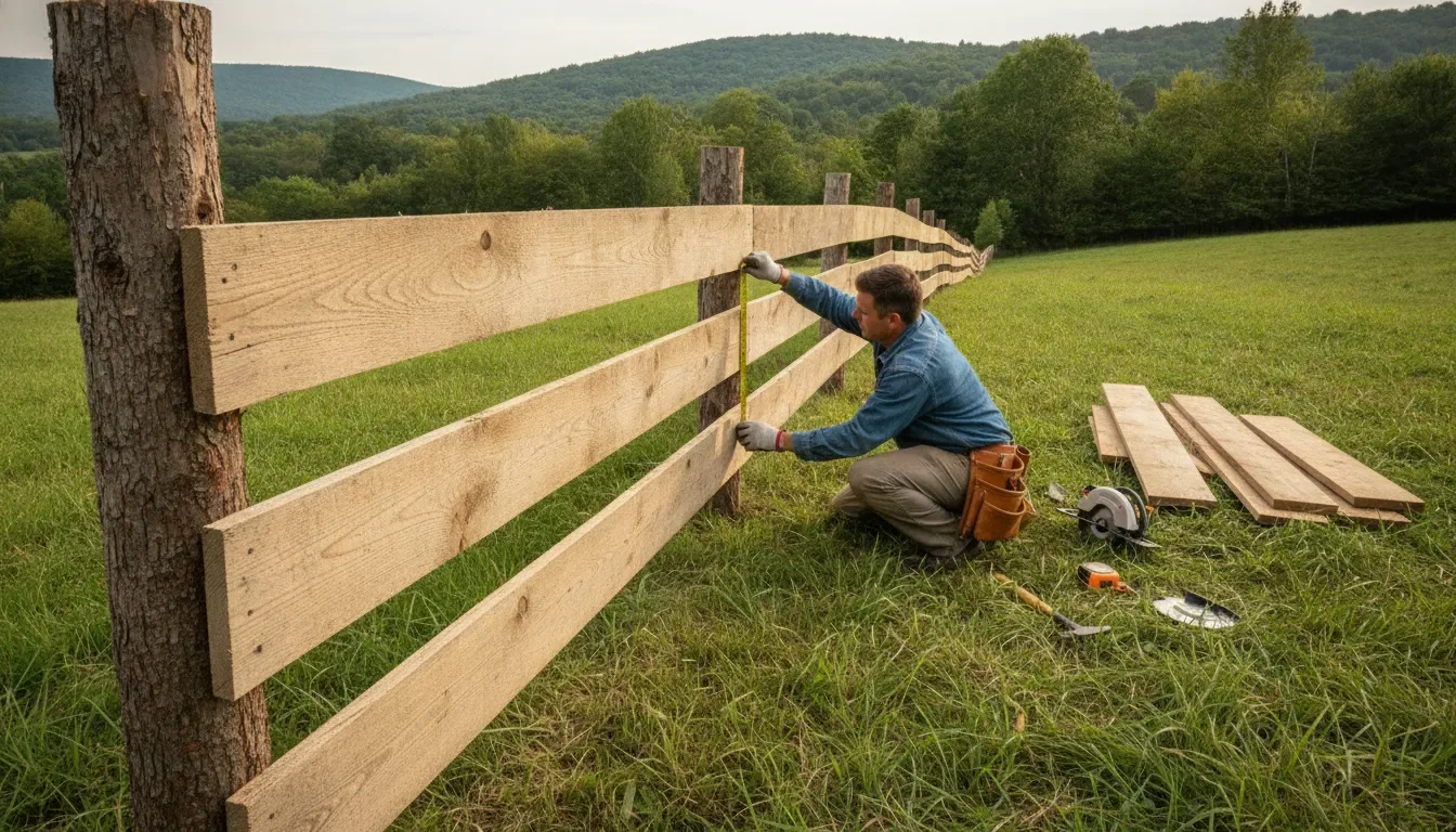 How to Build a Corral Board Fence: Layout Guide