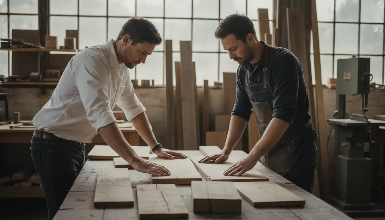 How to Choose Reclaimed Wood Samples for Commercial Work