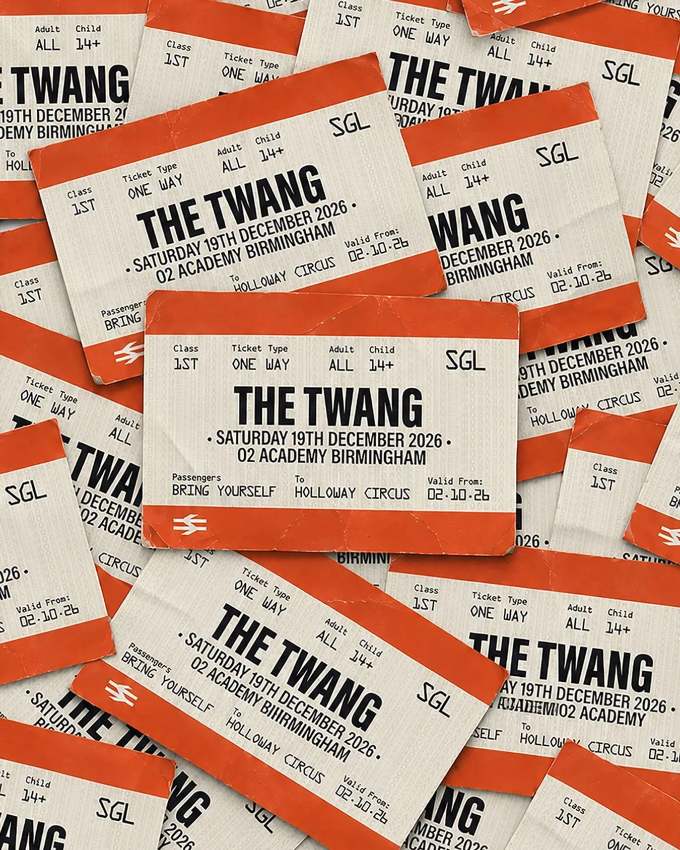 Tickets are now ON SALE for our Twangmas 2026 show on the 19th December at O2 Academy Birmingham.

Can&rsquo;t wait to do it all again.