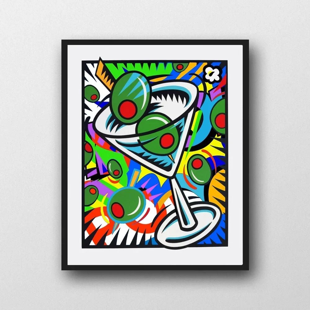 "Martini" | Signed Studio Giclée : $1,500