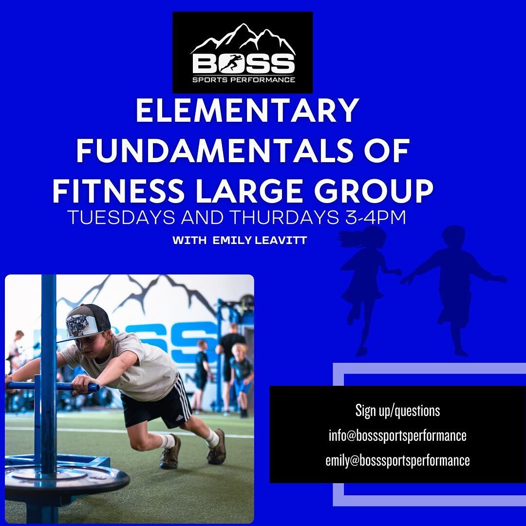 Elementary Fundamentals of Athletic Skills &amp; Strength Training❕

Grades 4th/5th

Join Coach Emily for the continuation of our fun and foundational skill development youth program this winter! This program is designed to teach elementary age kids 