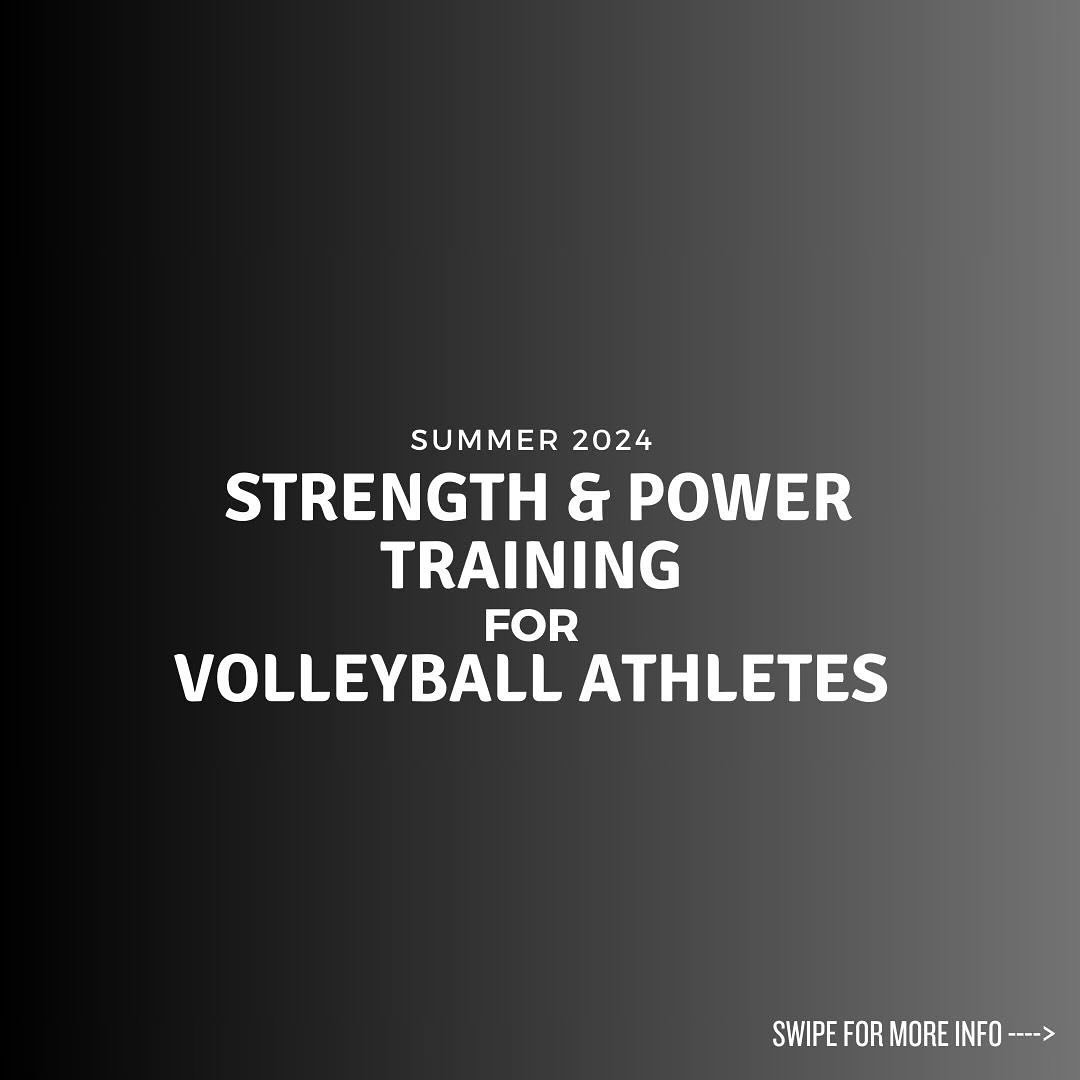 🏐 Summer 2024 Volleyball Strength + Power Group! 🏐

Are you gearing up for the upcoming season? Don&rsquo;t miss out on the chance to elevate your game with Coach Erik&rsquo;s specialized training program! Whether you&rsquo;re still hitting the cou